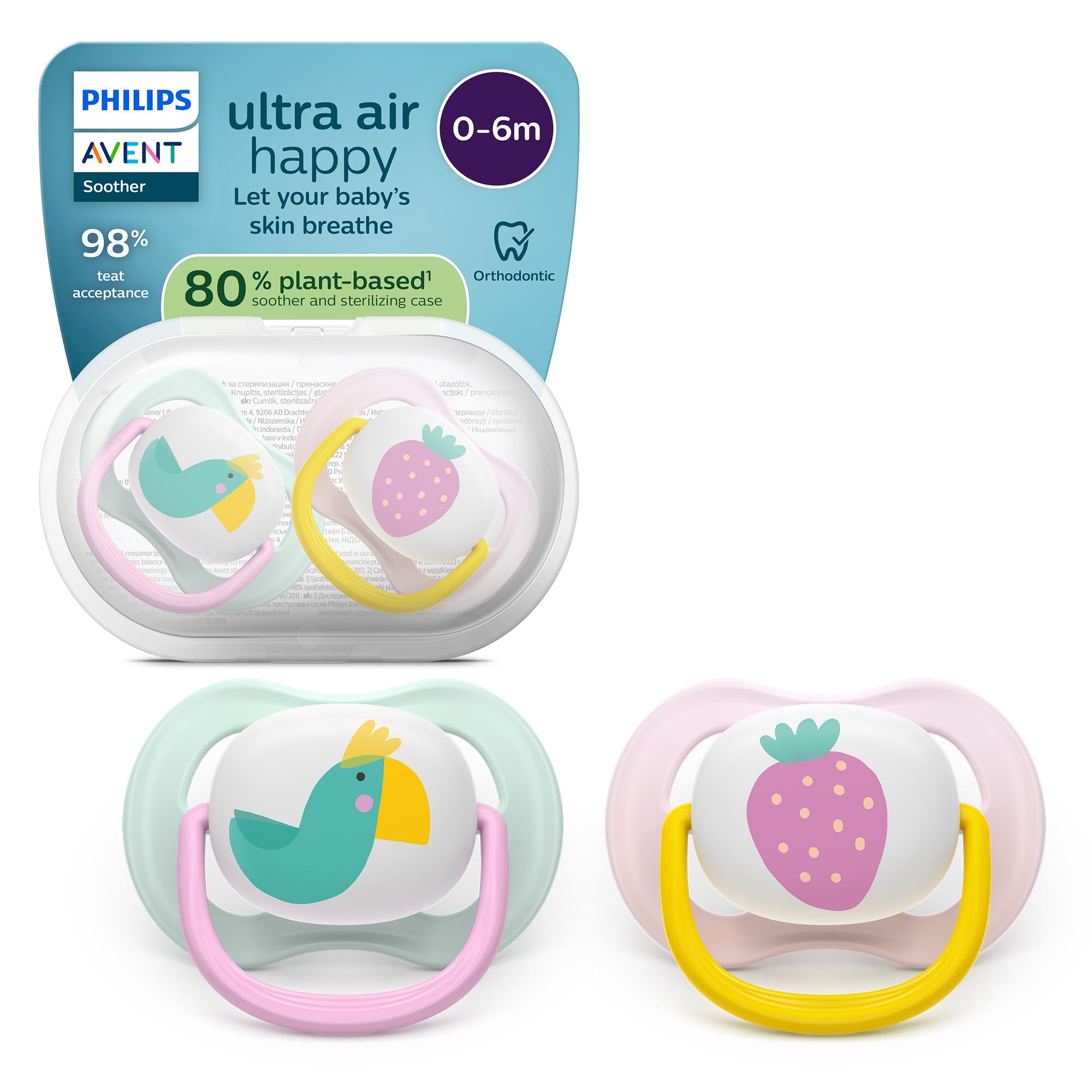philips-avent-ultra-start-succhietto-0-6-mesi-silicone-ortodontico-2-pz-steriliz image 7
