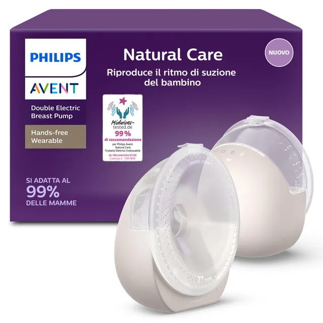 philips-avent-natural-care-scf495-11-tiralatte-elettrico-doppio-indossabile image 1