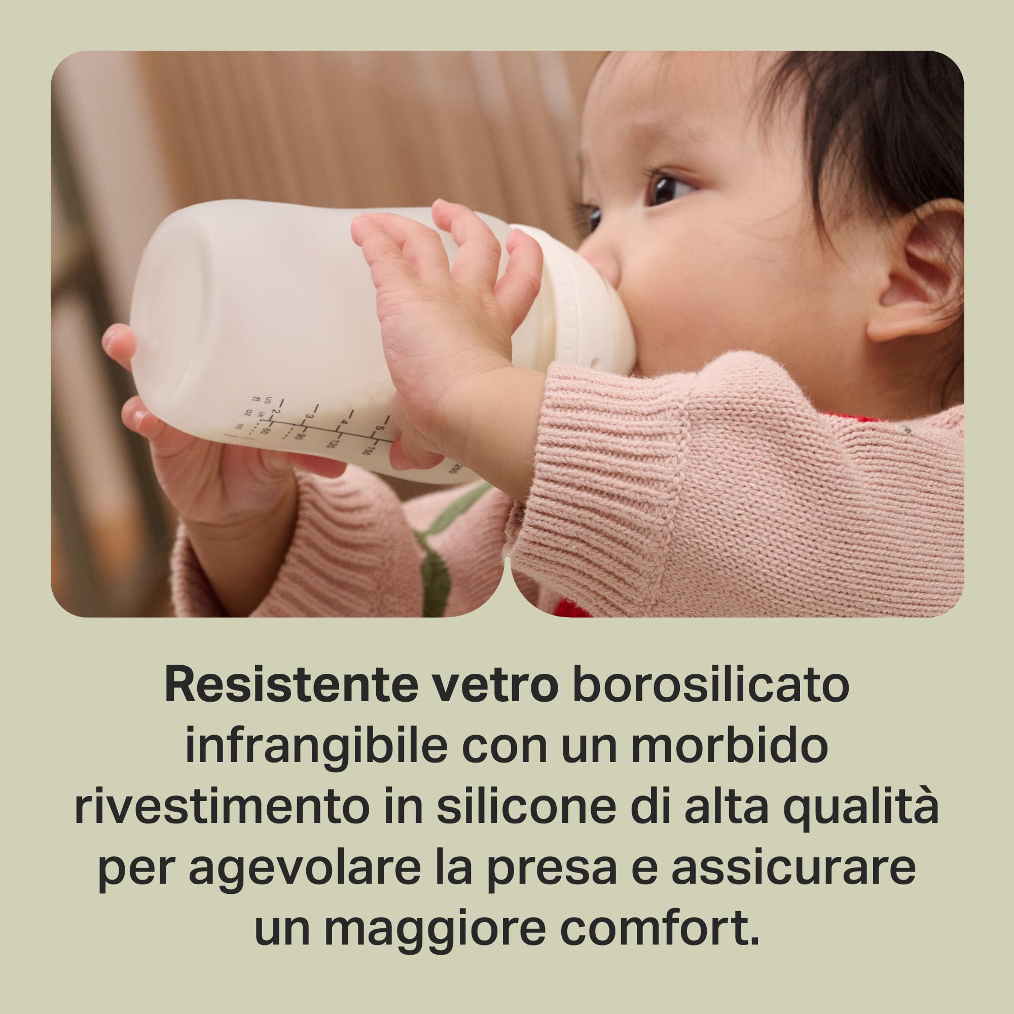 tommee-tippee-natural-start-biberon-vetro-250-ml-con-rivestimento-silicone-2-pez image 2