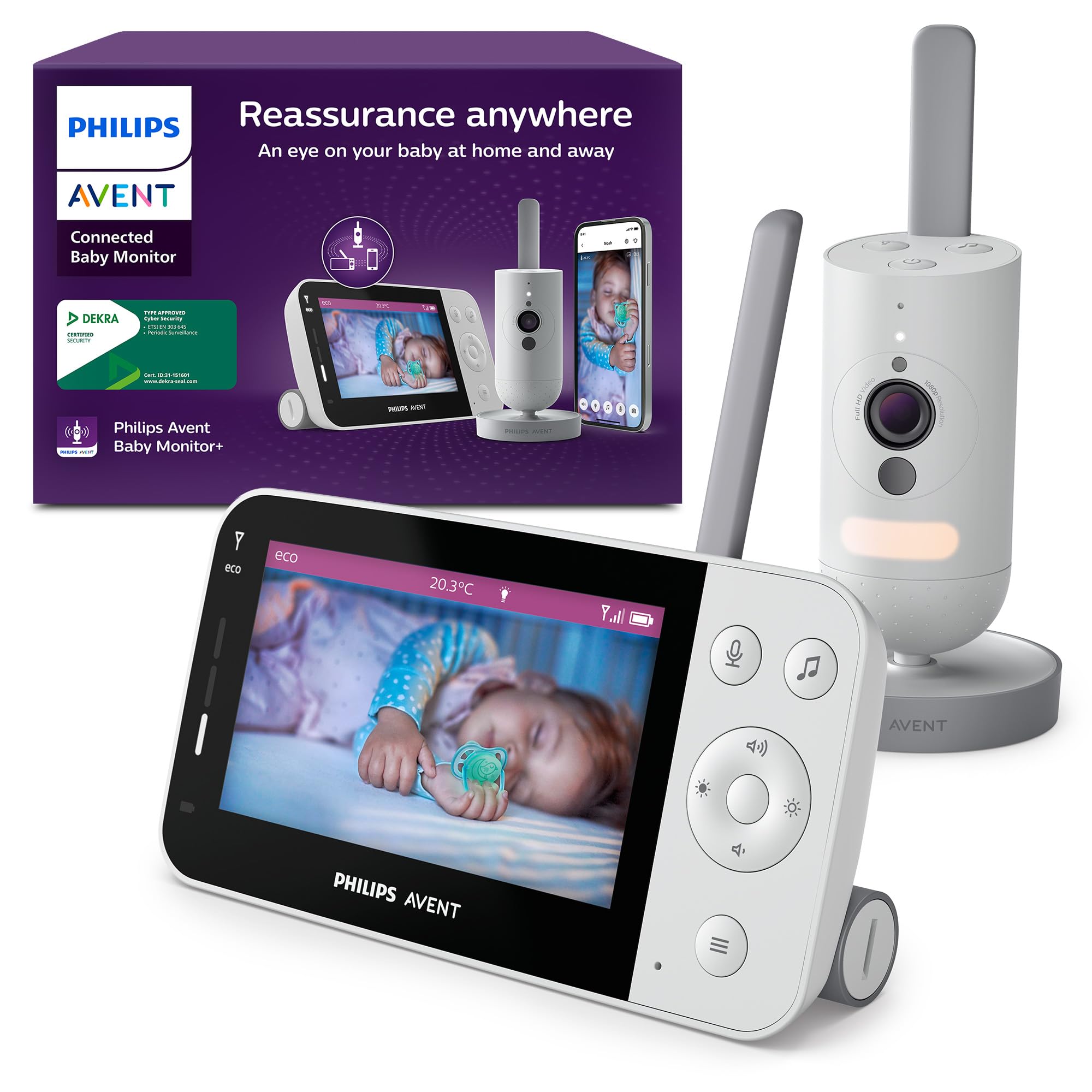 philips-avent-scd951-26-connected-baby-monitor-wi-fi-hd-con-visione-notturna image 1