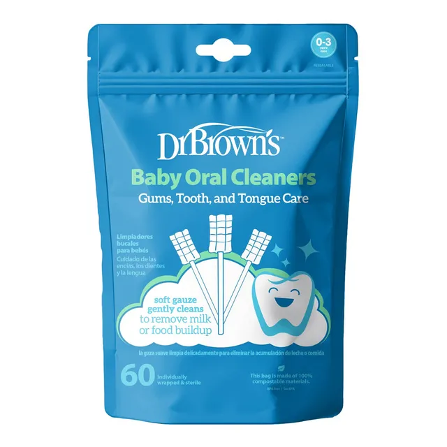 dr-brown-s-baby-oral-cleaners-spazzolini-orali-monouso-60-pz image 1