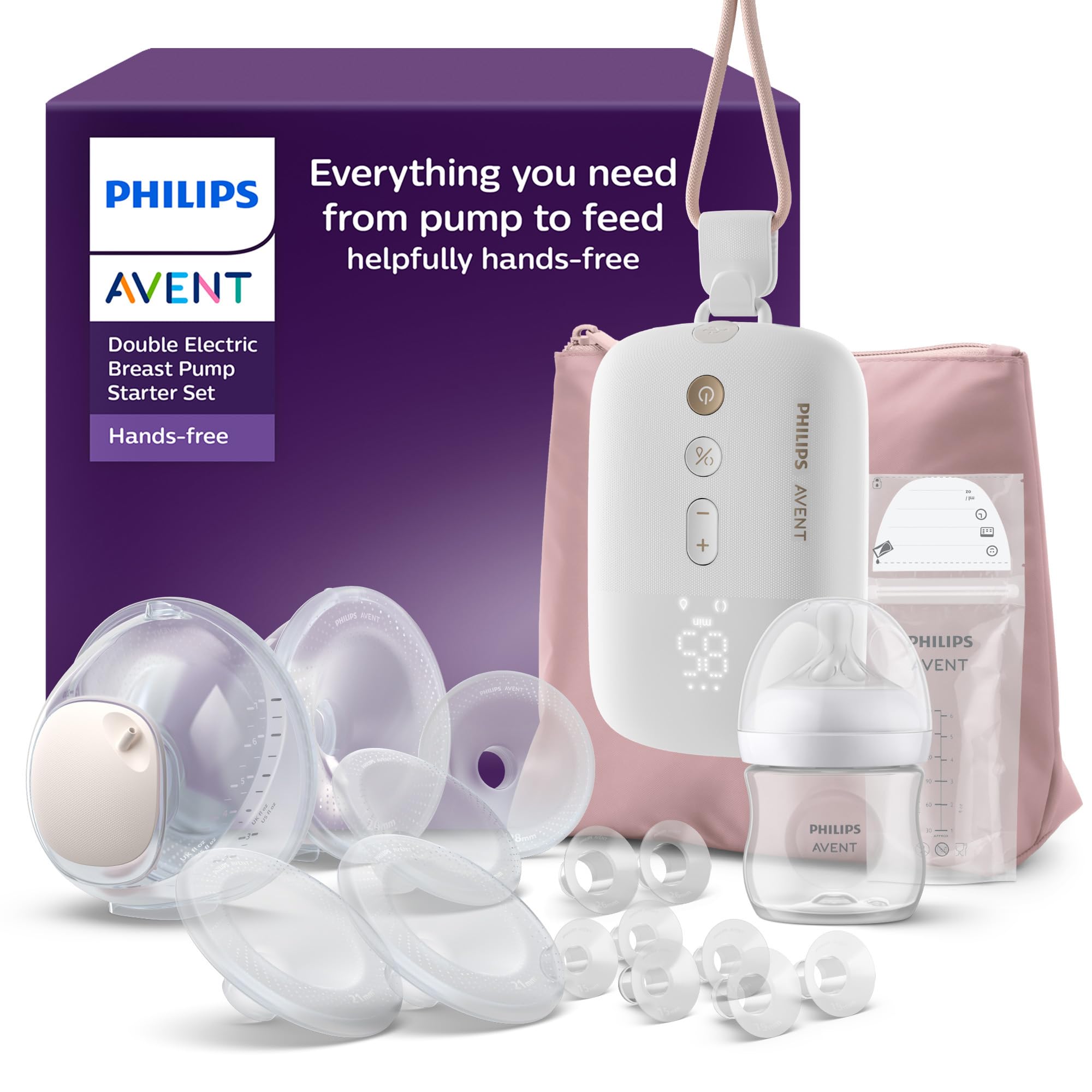 philips-avent-scd553-11-set-primi-allattamenti-con-tiralatte-mani-libere-doppio image 1
