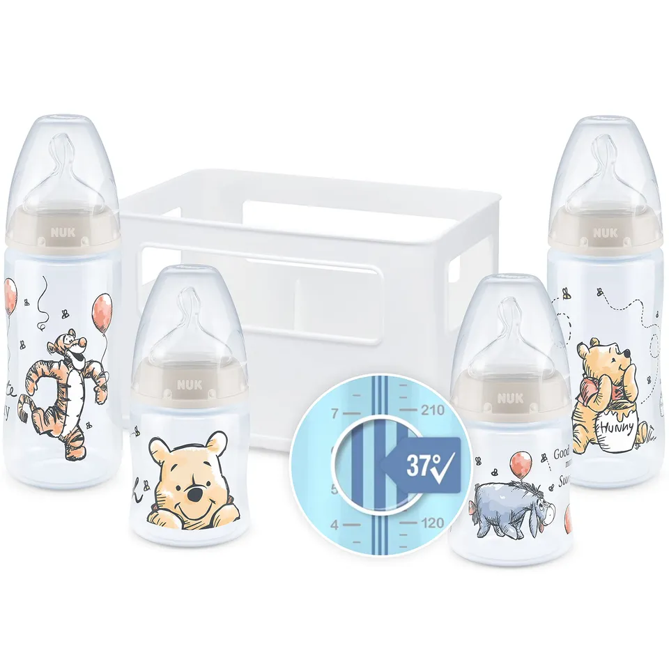 nuk-first-choice-starter-set-0-6-mesi-disney-winnie-the-pooh-5-pezzi image 1