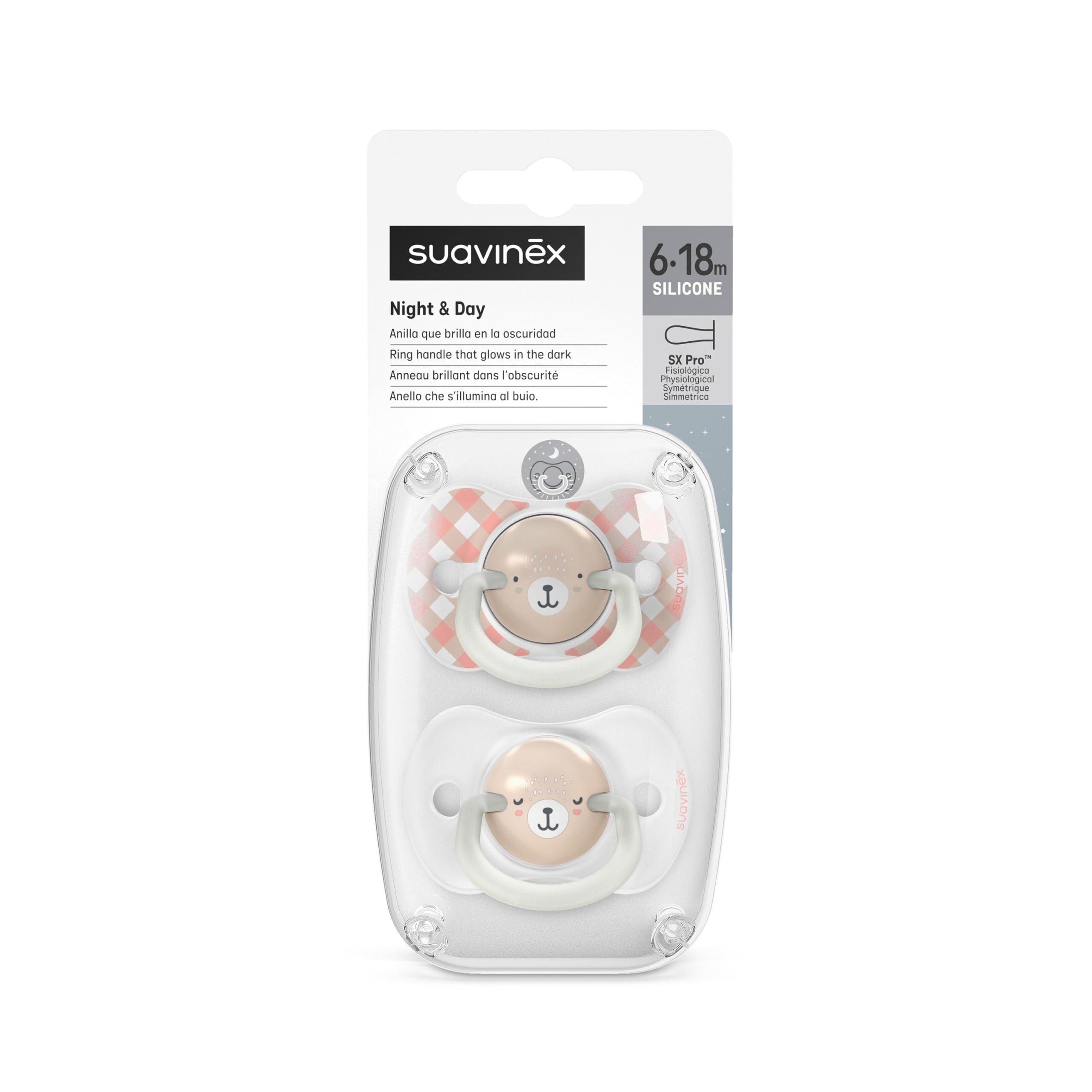 suavinex-sx-pro-6-18-mesi-ciucci-notte-che-brillano-al-buio-2pz-rosa image 4