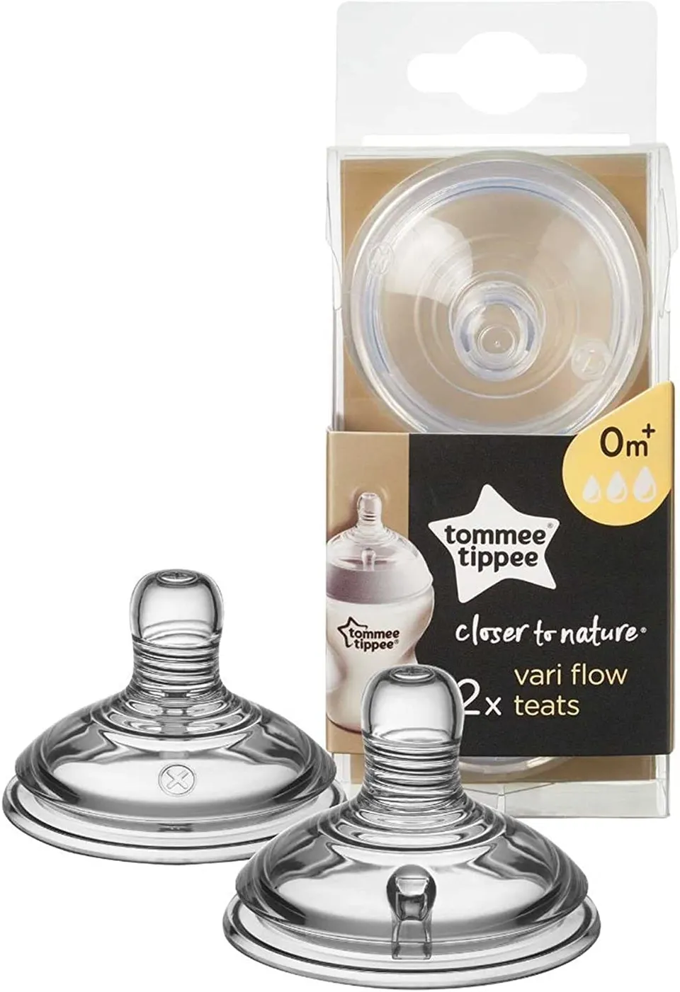 tommee-tippee-closer-to-nature-tettarella-flusso-variabile-2-pezzi image 1