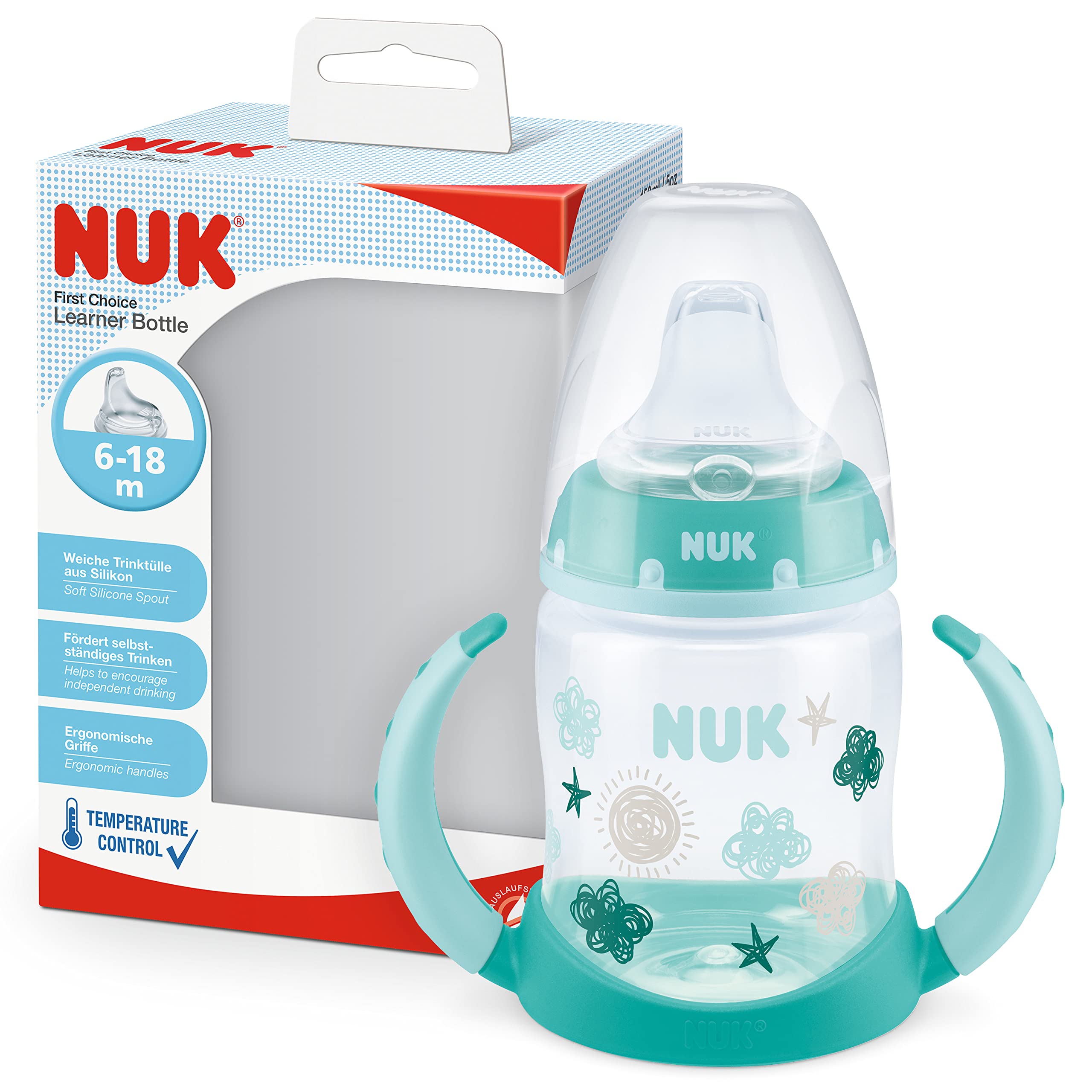 nuk-first-choice-bicchiere-antigoccia-150-ml-nube-6-18-mesi image 1