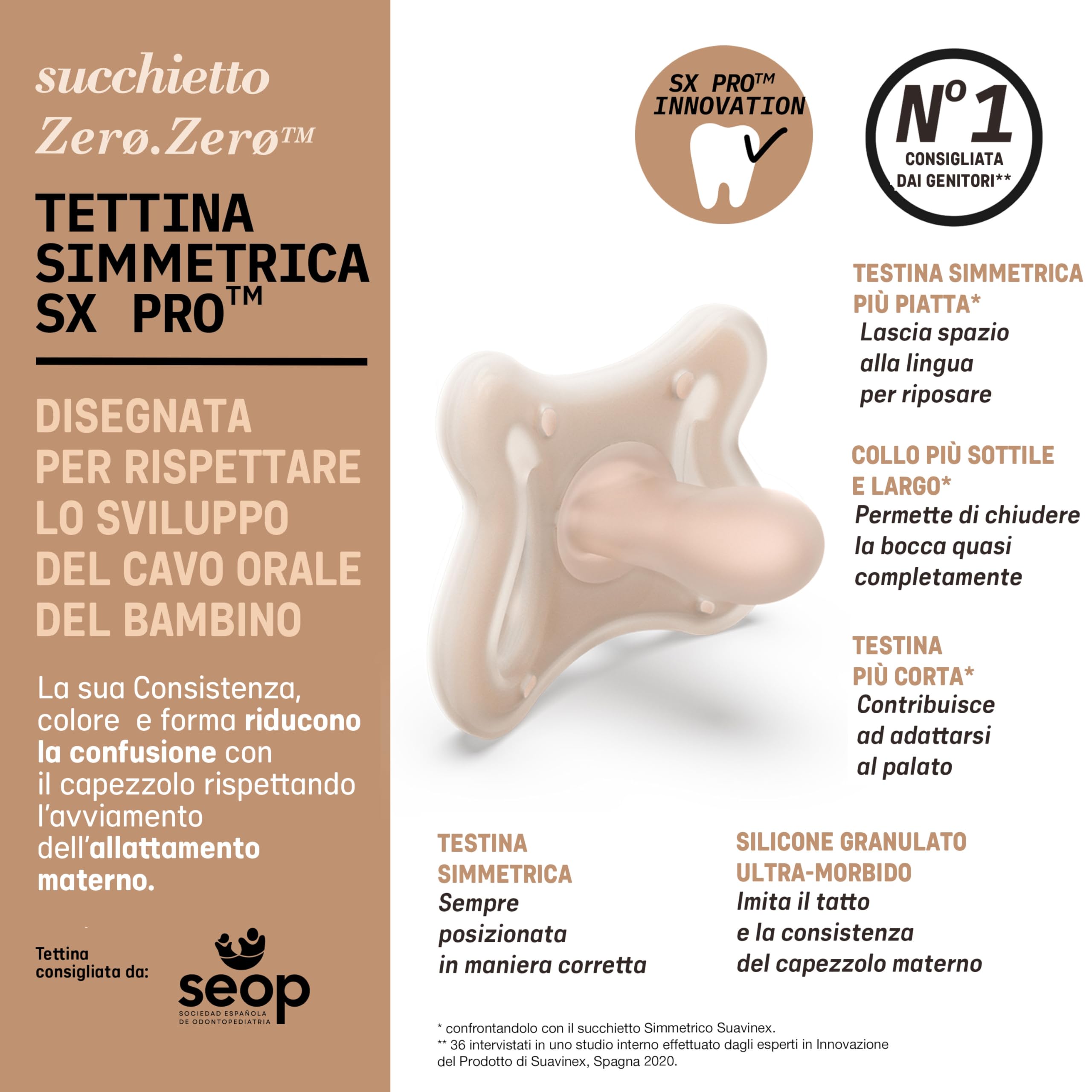 suavinex-zero-zero-ciuccio-neonato-0-6-mesi-tettarella-fisiologica-sx-pro-in-sil image 4