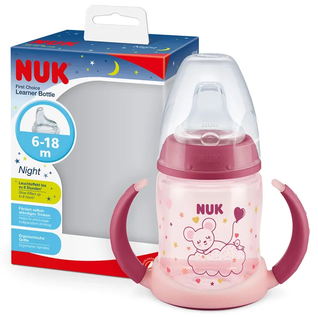 nuk-first-choice-learner-cup-night-150-ml-6-18-mesi-rosa image 1