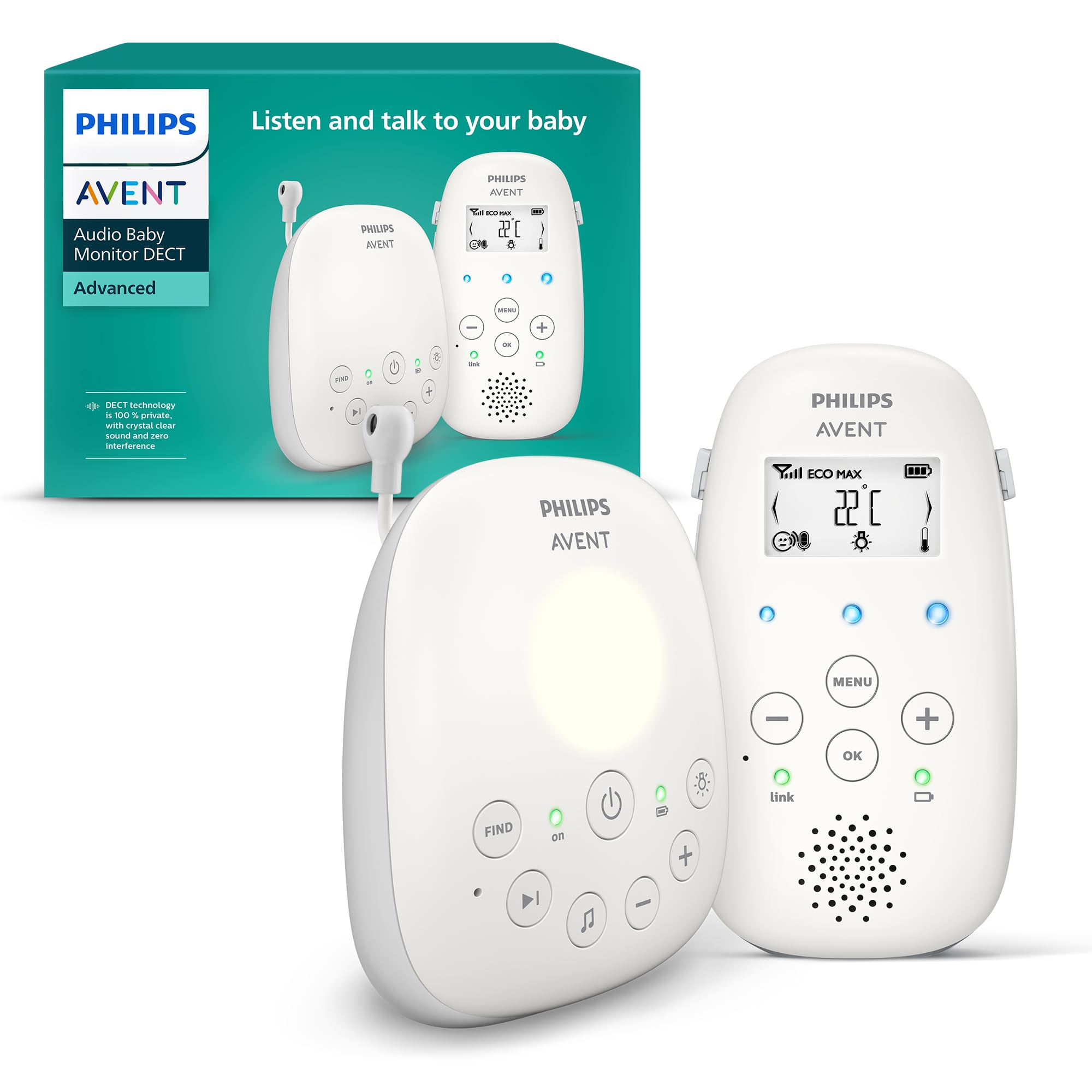 philips-avent-scd503-26-baby-monitor-audio-dect-330m-con-luce-notturna image 7