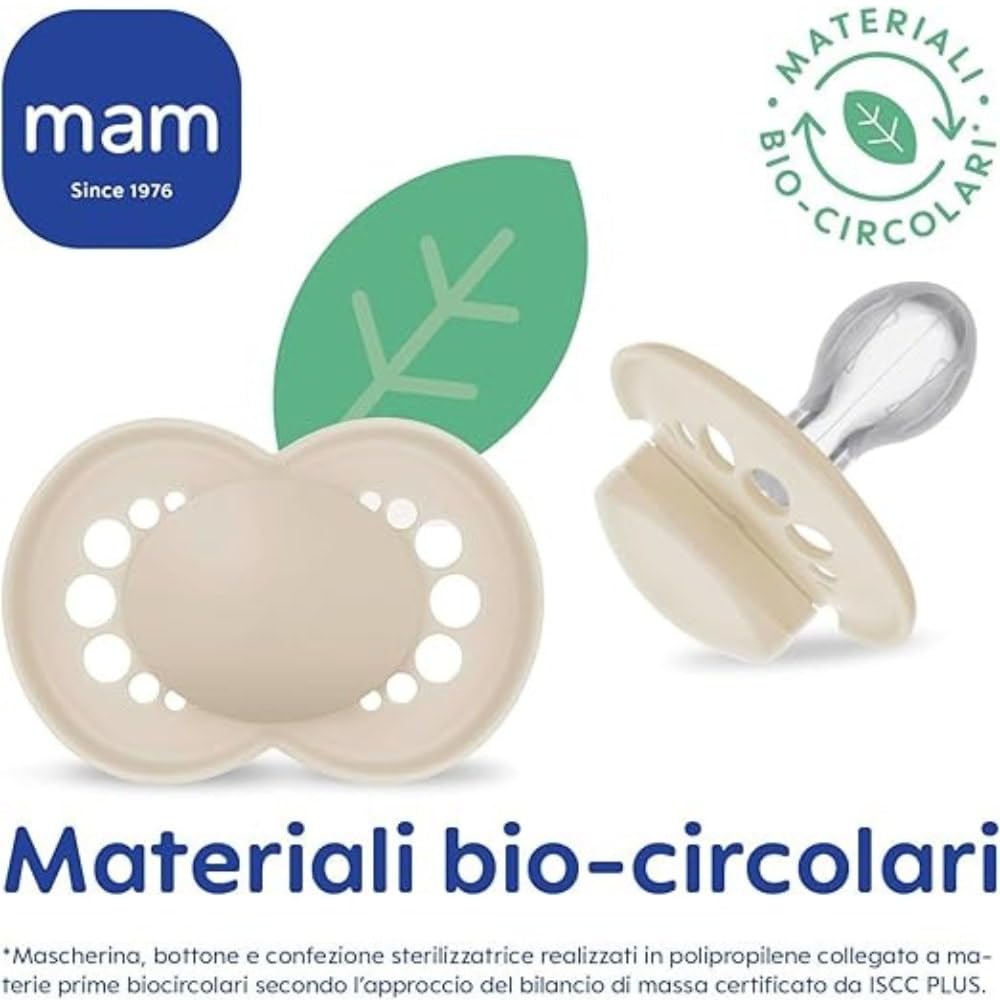 mam-perfect-start-succhietto-0-2-mesi-set-da-2-in-silicone-skinsoft-con-porta-ci image 6