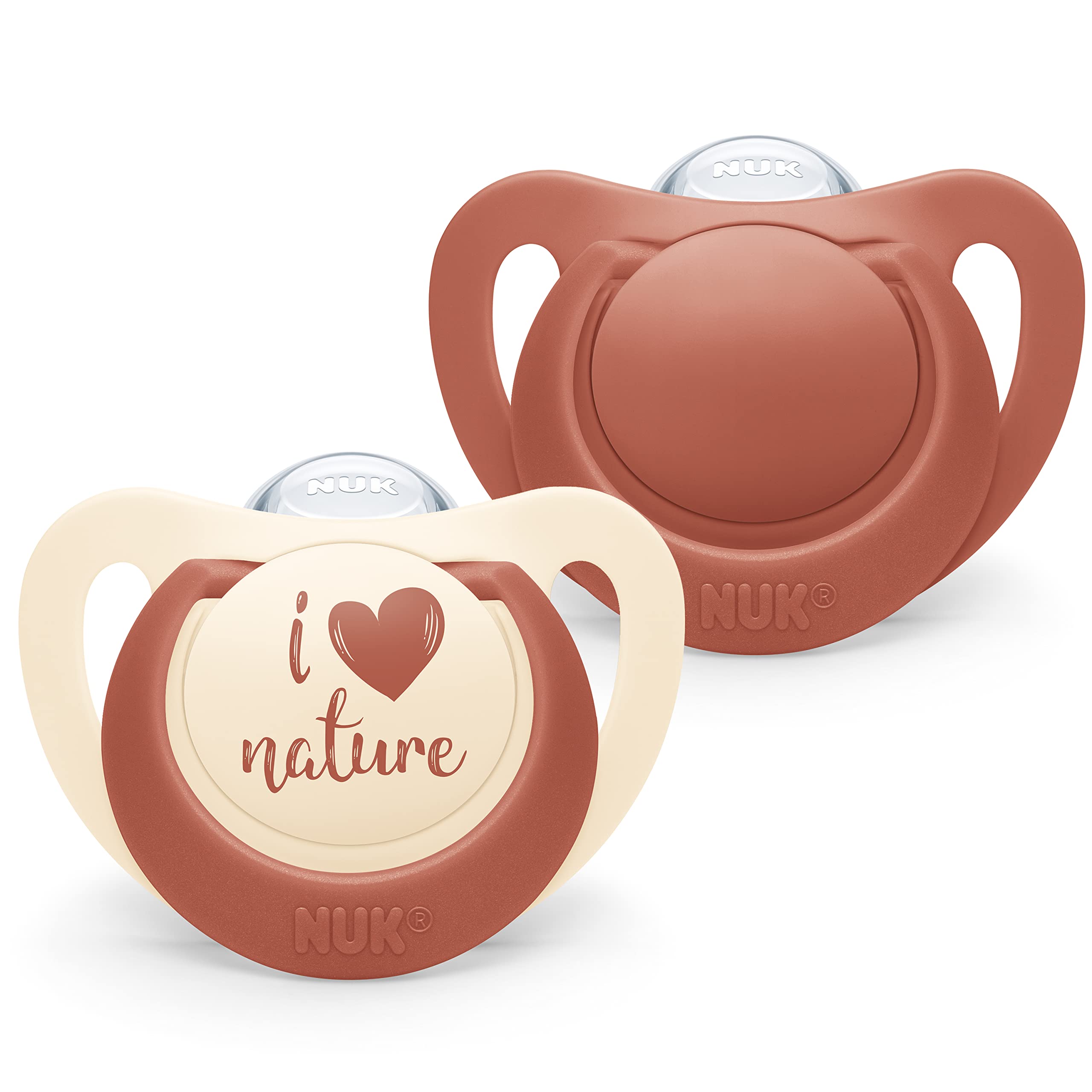 nuk-for-nature-succhietto-0-6-mesi-gomma-naturale-beige-2-pezzi image 7