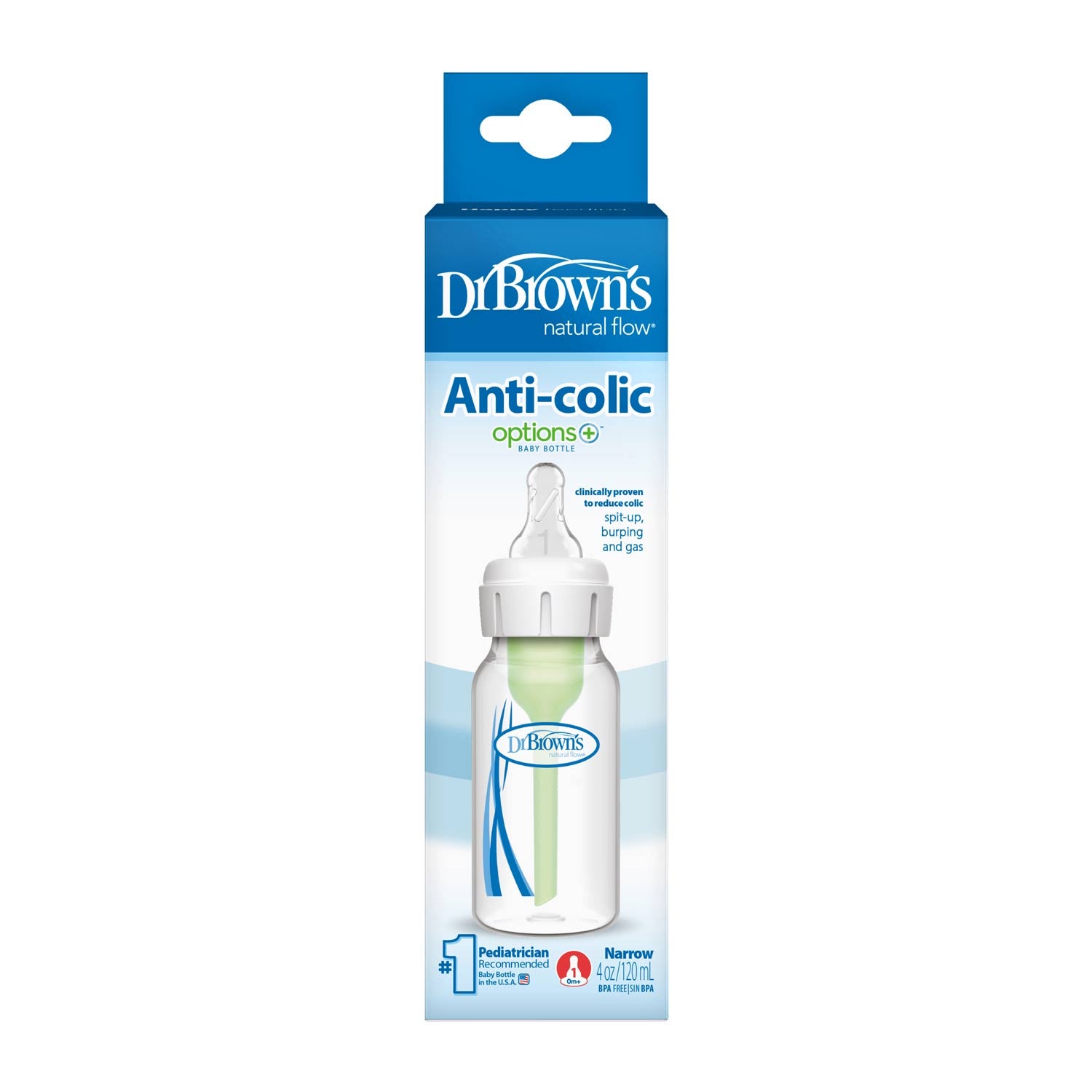 dr-brown-s-natural-flow-anti-colic-options-biberon-collo-stretto-con-tettarella- image 3