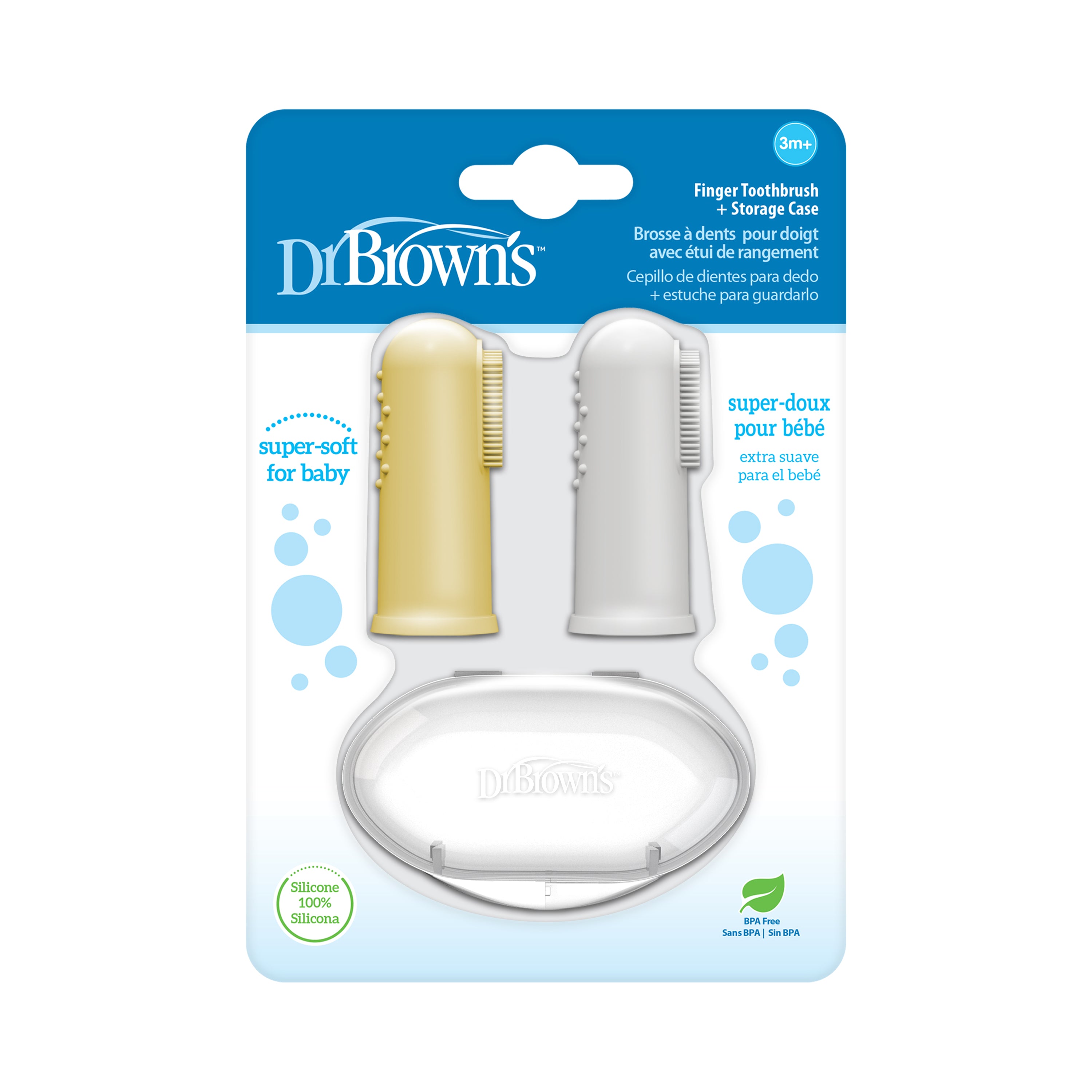dr-brown-s-spazzolino-da-dito-in-silicone-con-custodia-2-pack image 2