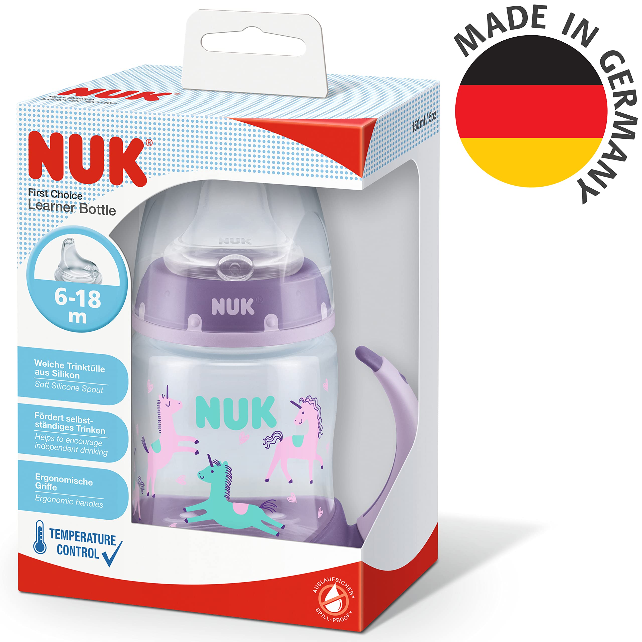 nuk-first-choice-bicchiere-antigoccia-150-ml-unicorno-6-18-mesi image 7