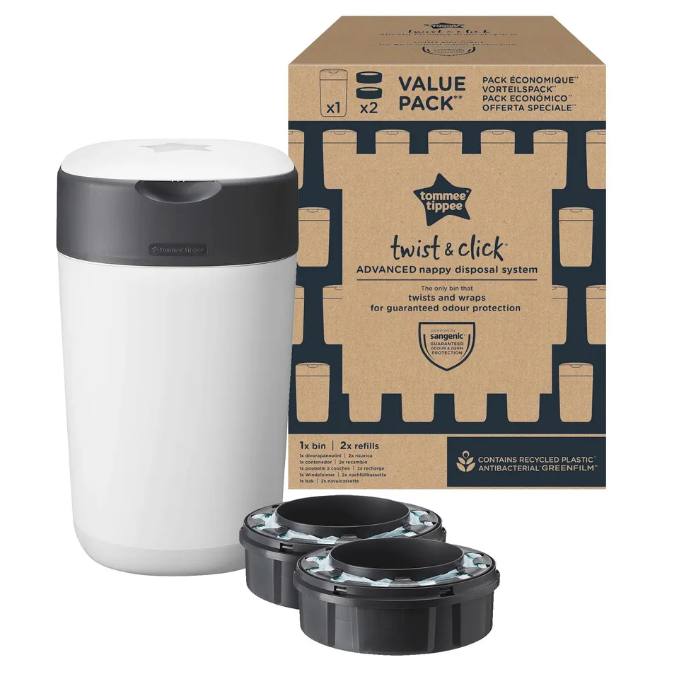 tommee-tippee-twist-and-click-mangiapannolini-con-2-ricariche image 1
