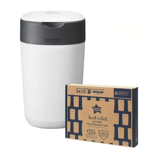 tommee-tippee-twist-click-bidone-pannolini-3-ricariche image 1