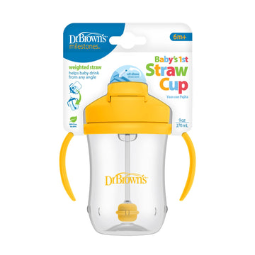 dr-brown-s-milestones-tazza-con-cannuccia-ponderata-neonato image 7