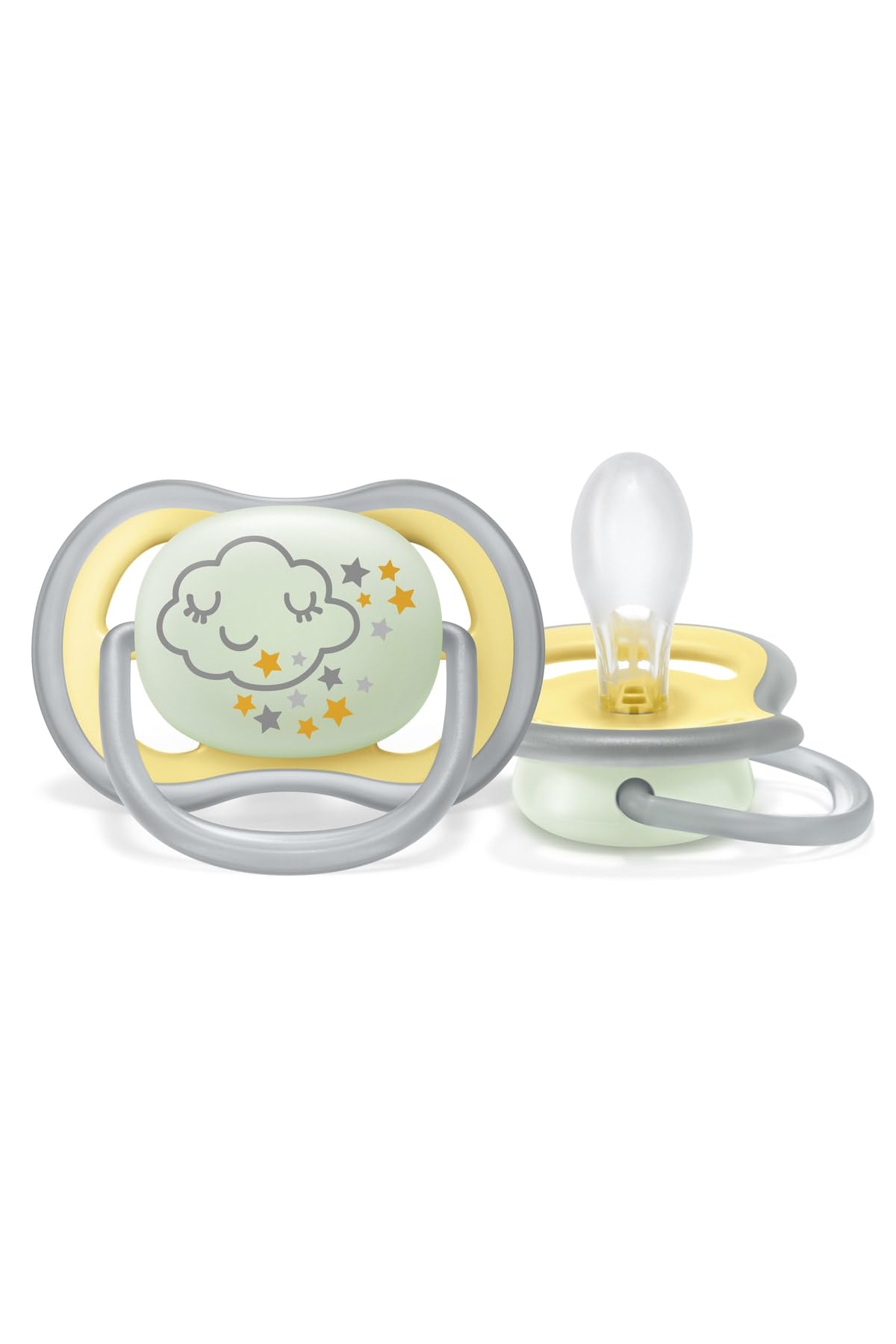 philips-avent-ultra-air-nighttime-18m-succhietto-fluorescente-cloud-tiger-pack-d image 2