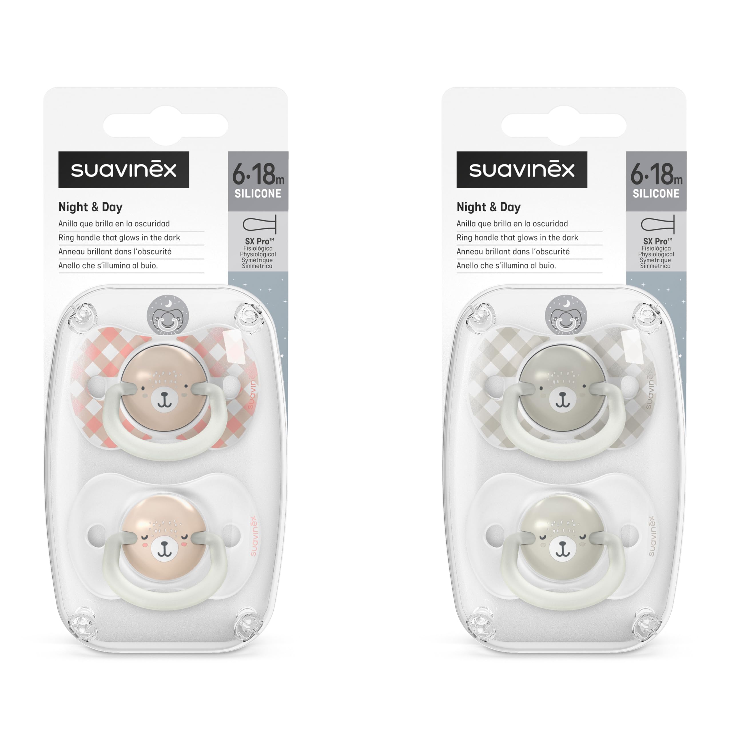 suavinex-sx-pro-ciuccio-fisiologico-6-18-mesi-confezione-da-4-brilla-al-buio-ros image 5