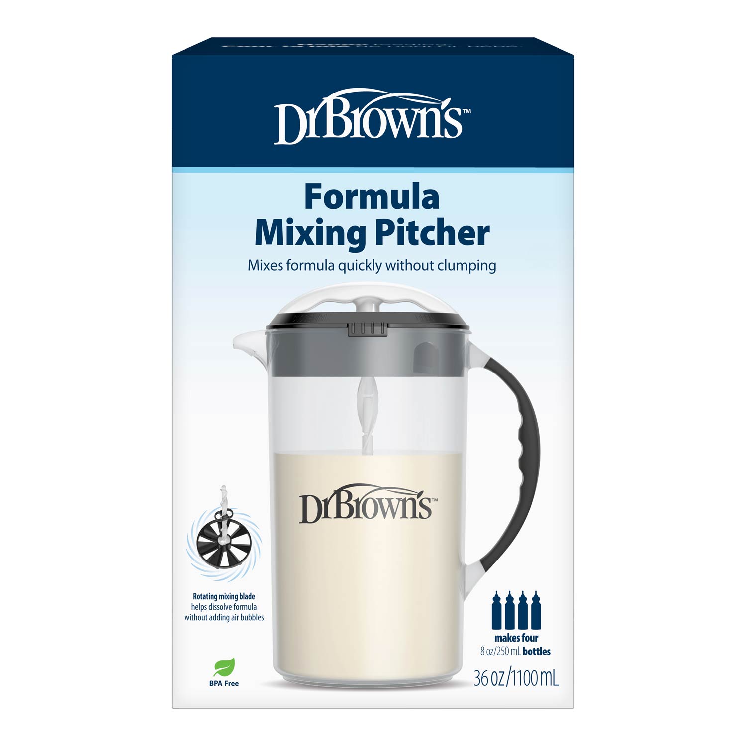 dr-brown-s-formula-mixing-pitcher-caraffa-prepara-biberon-32-oz image 3