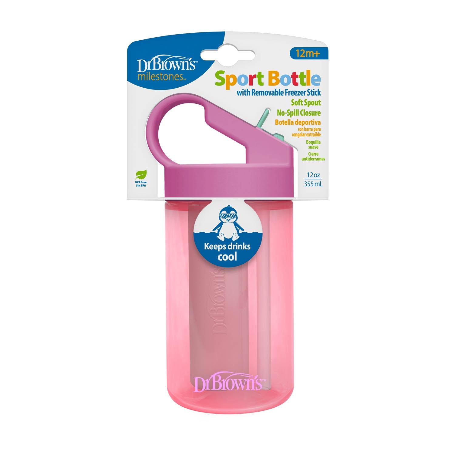 dr-brown-s-sport-bottle-con-freezer-stick-borraccia-bambino-con-beccuccio image 3