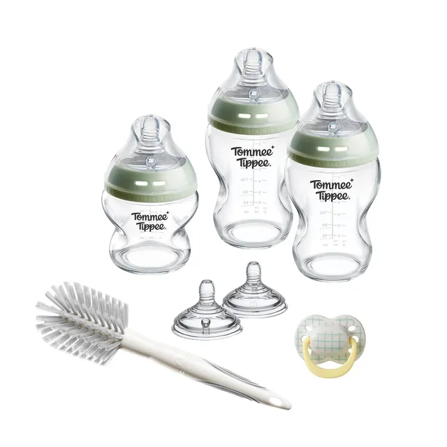 tommee-tippee-natural-start-set-biberon-vetro-150-250-ml-autosterilizzanti image 1