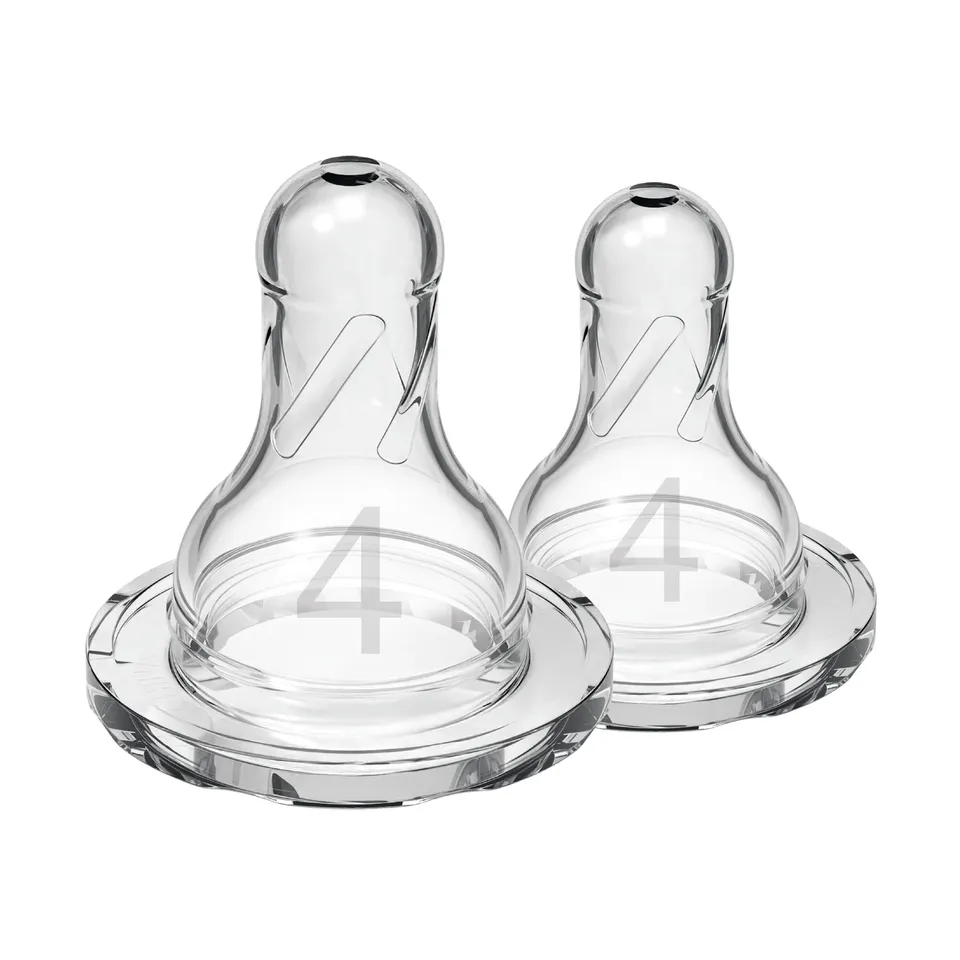 dr-brown-s-natural-flow-tettarella-silicone-collo-stretto-livello-4-2-pack image 1