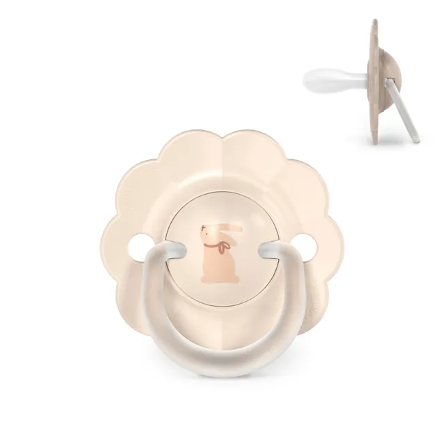 suavinex-ciuccio-wonder-sx-pro-6-18-mesi-silicone-simmetrico-con-anello-beige image 1
