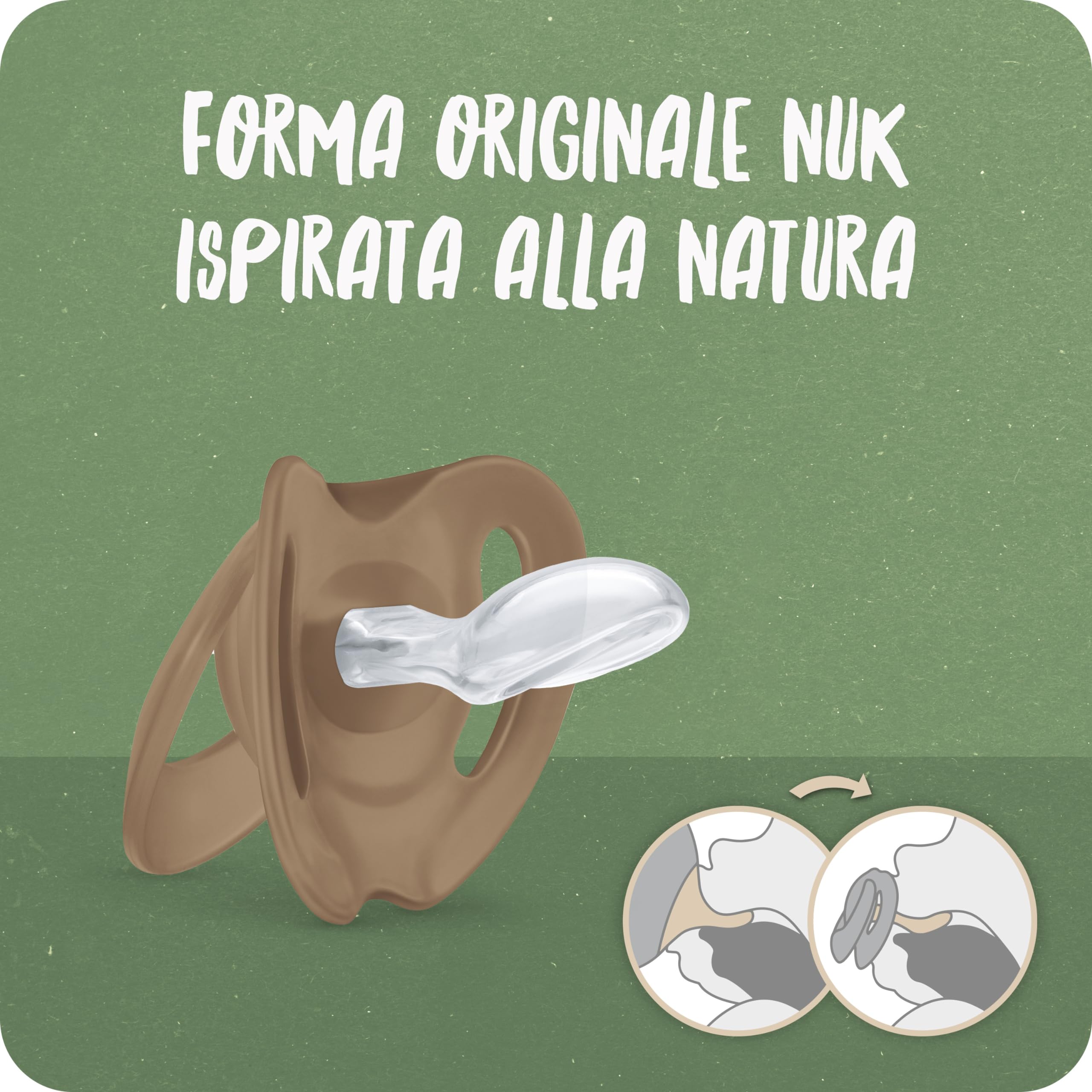 nuk-for-nature-ciuccio-6-18-mesi-in-silicone-sostenibile-100-materie-prime-natur image 2