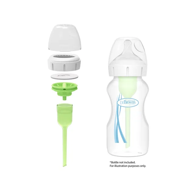 dr-brown-s-options-wide-neck-kit-conversione-biberon-9oz-270ml image 1