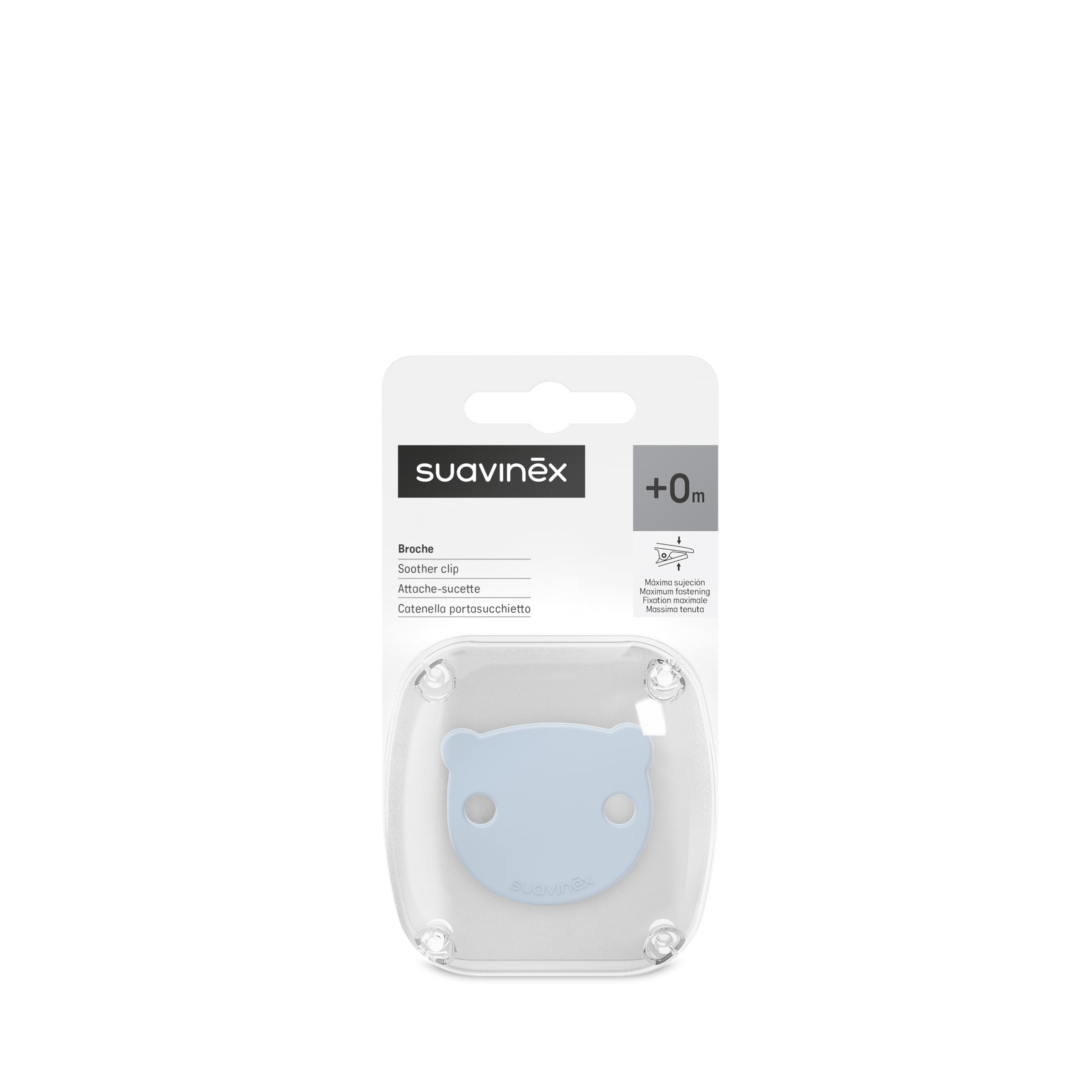 suavinex-portaciuccio-catenella-clip-orsetto-wild-free-blu-0m image 3