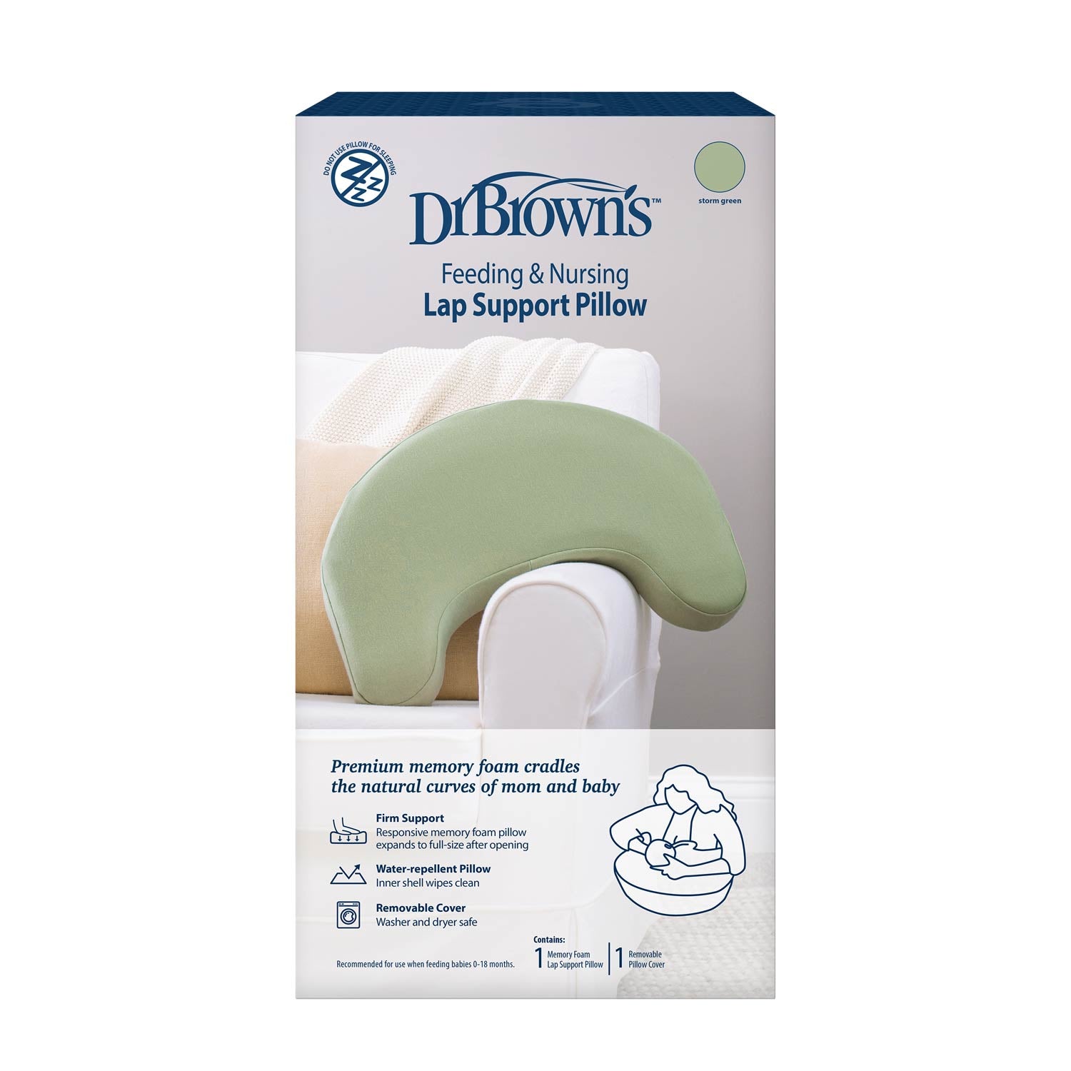 dr-brown-s-cuscino-allattamento-supporto-ginocchia-memory-foam image 3