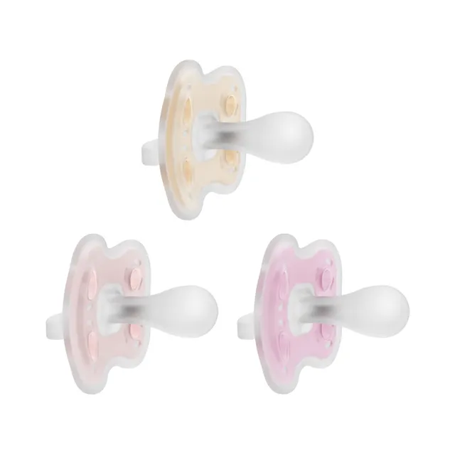 dr-brown-s-advantage-one-piece-silicone-pacifier-0-6-mesi-3-pack image 1
