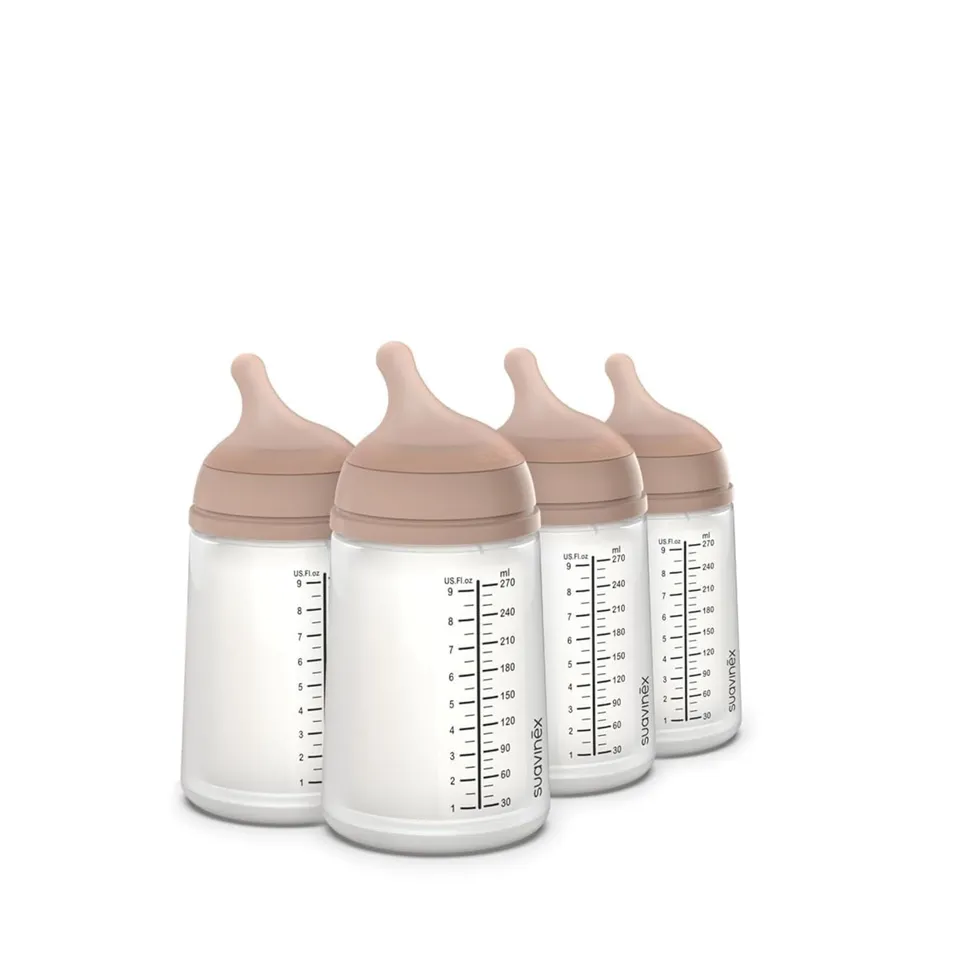 suavinex-zero-zero-biberon-anticolica-270-ml-tettarella-m-3-mesi-4-pezzi image 1