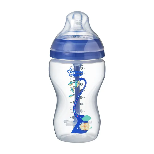 tommee-tippee-advanced-anti-colic-biberon-340-ml-flusso-medio-3m-blu-panda image 1
