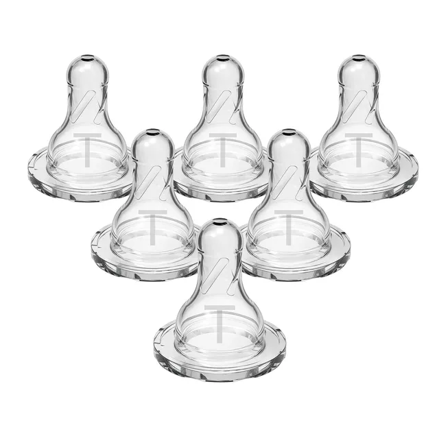 dr-brown-s-tettarelle-silicone-collo-stretto-livello-t-6pz image 1