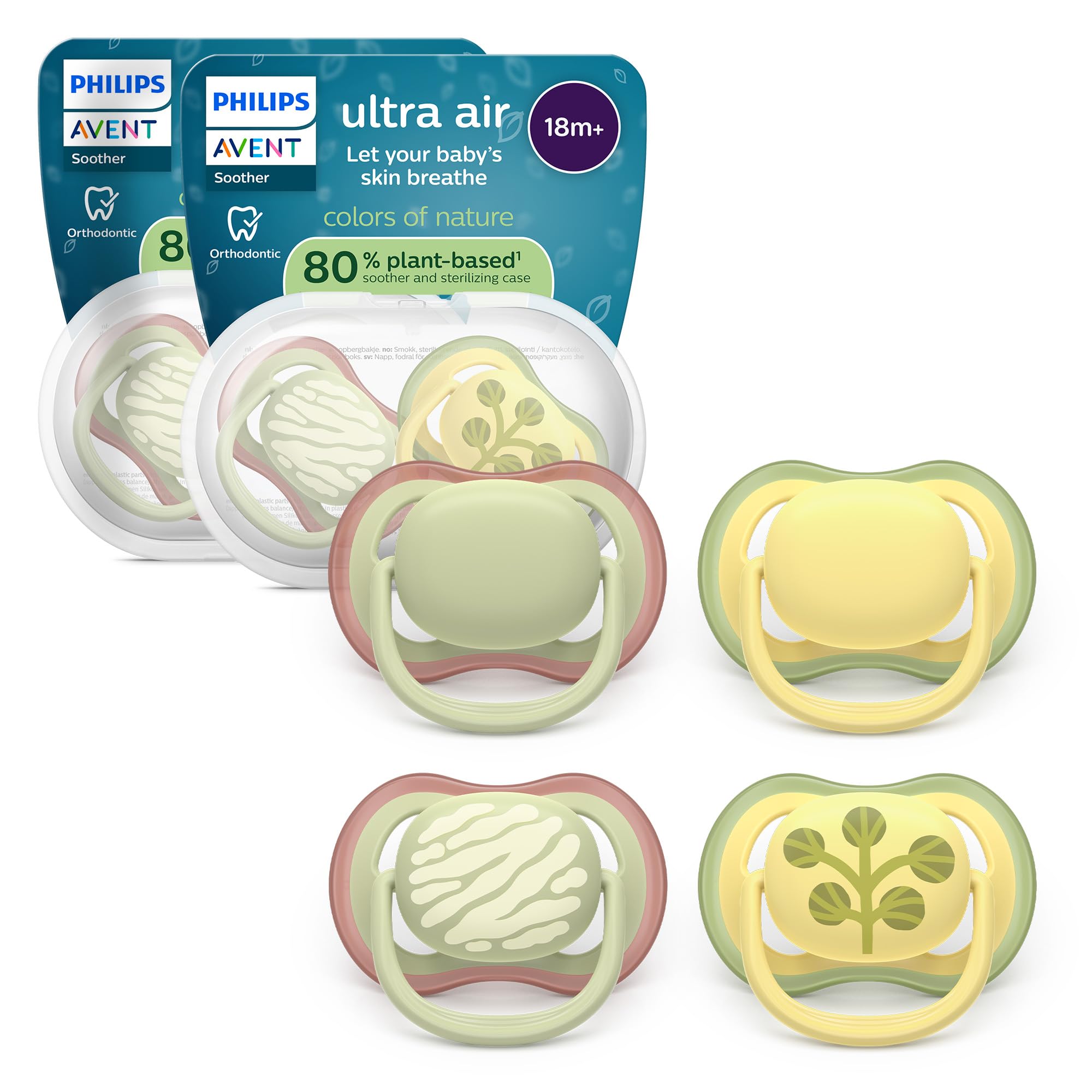 philips-avent-ultra-air-day-night-18m-ciuccio-ortodontico-fluorescente-4-pz image 8