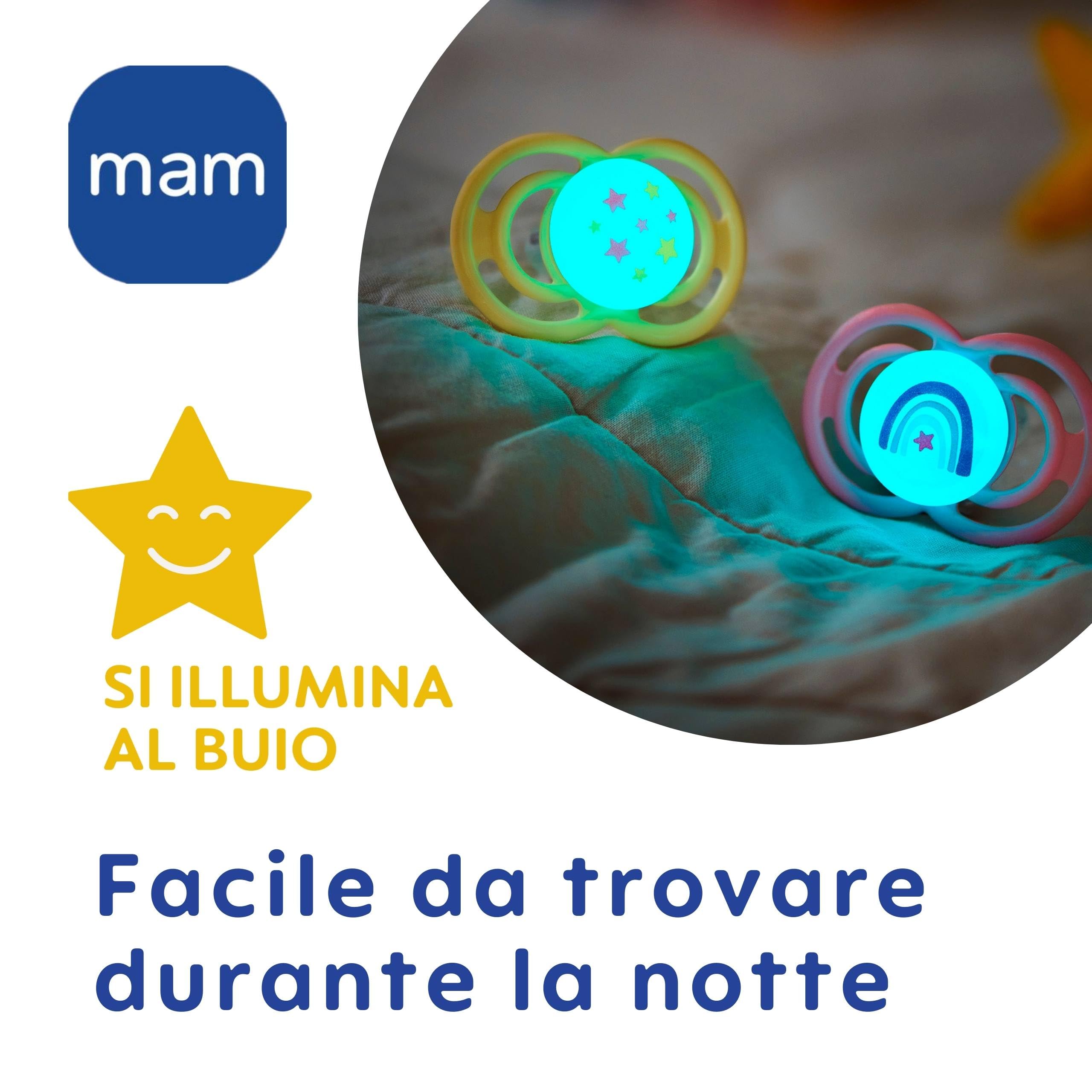 mam-perfect-night-succhietto-luminoso-6-mesi-in-silicone-skinsoft-blu image 6