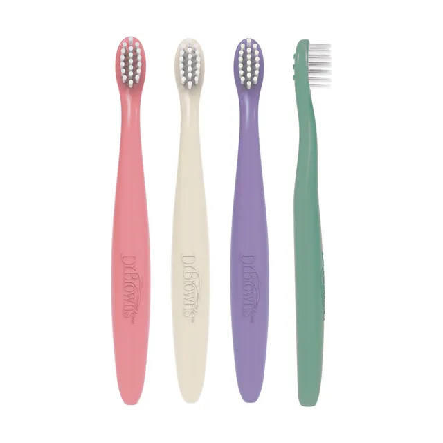 dr-brown-s-infant-to-toddler-spazzolino-0-3-anni-4-pack image 1