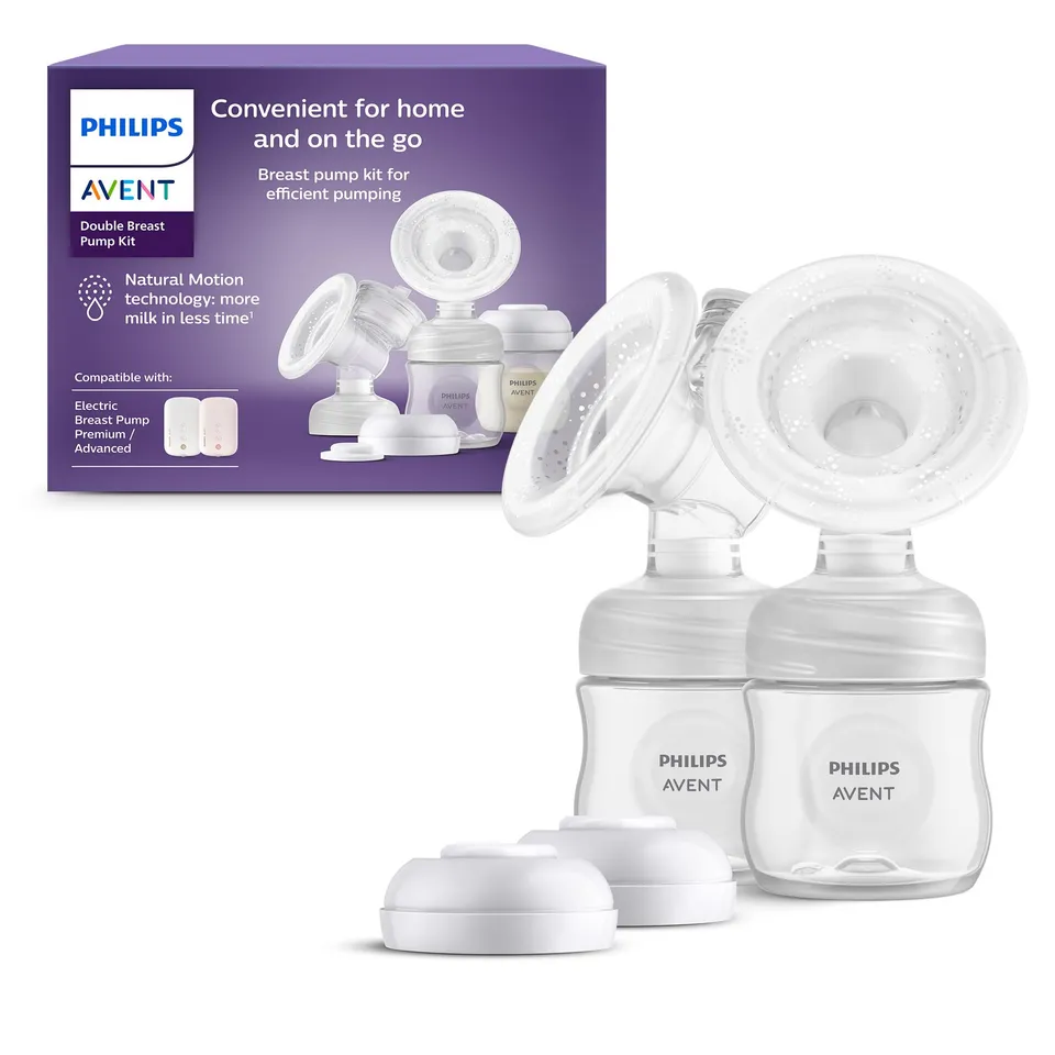 philips-avent-scf335-12-kit-doppio-tiralatte-senza-motore-2-biberon image 1
