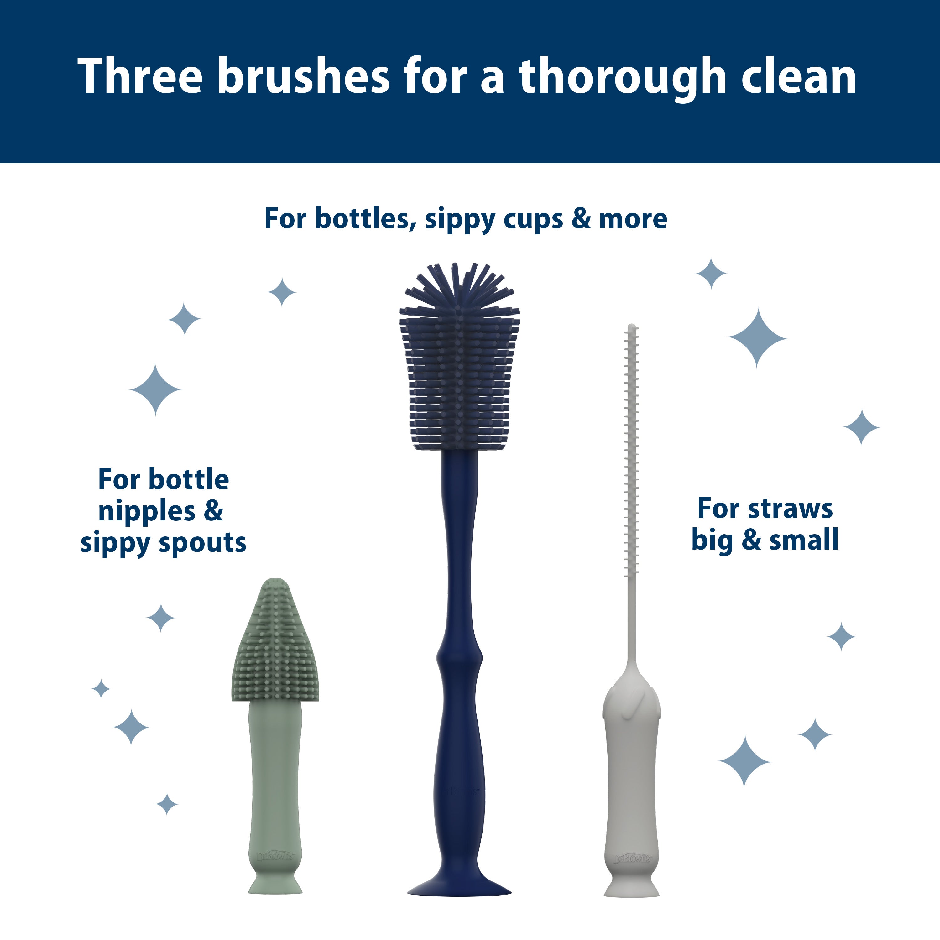 dr-brown-s-silicone-cleaning-brush-set-3-spazzole-pulizia image 3