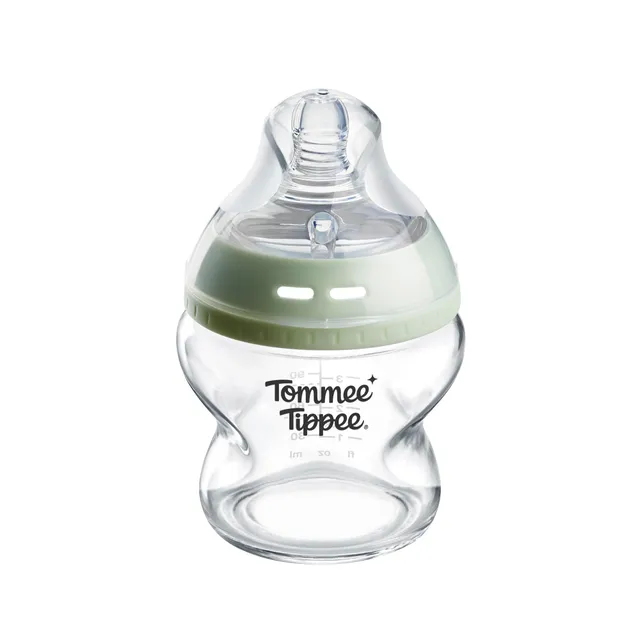 tommee-tippee-natural-start-biberon-vetro-150-ml-0m-flusso-super-lento image 1