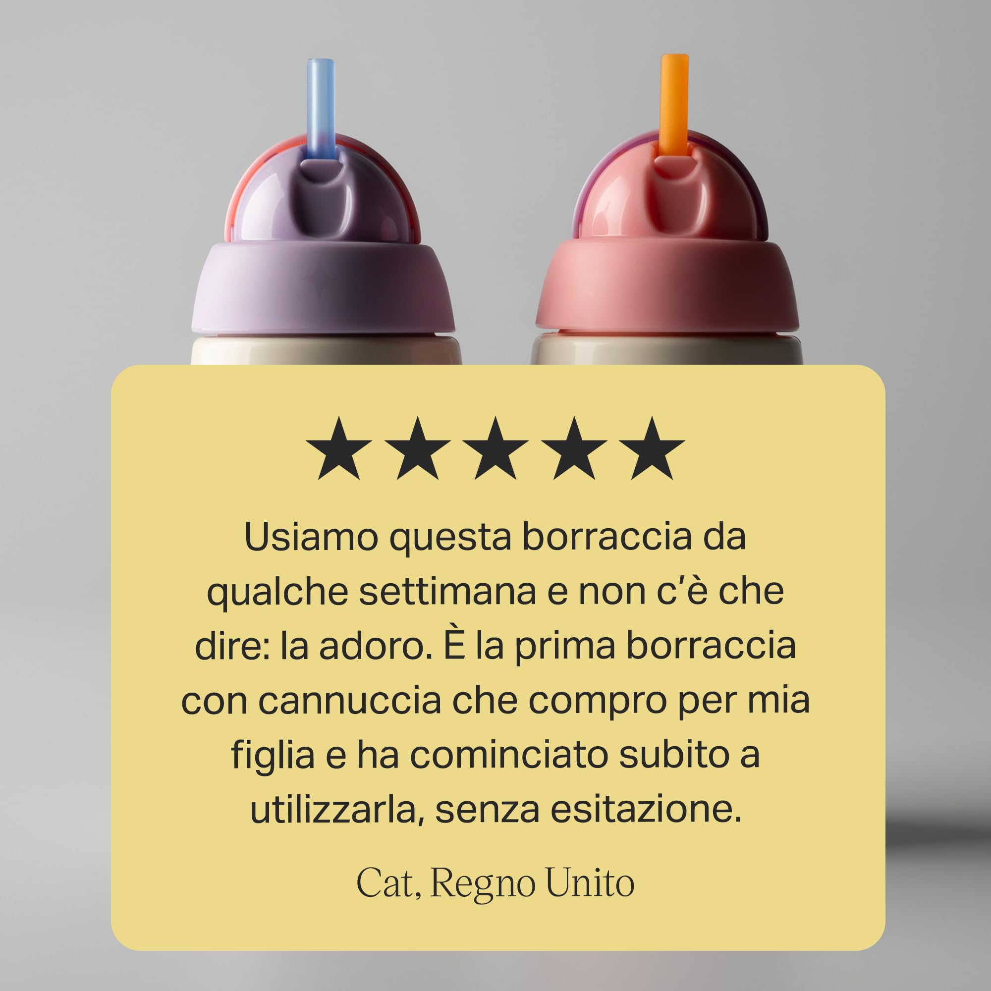 tommee-tippee-borraccia-termica-con-cannuccia-266-ml-12-mesi-blu-giallo-2-pz image 5