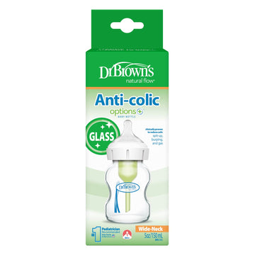 dr-brown-s-natural-flow-options-biberon-vetro-collo-largo-anticolica image 7