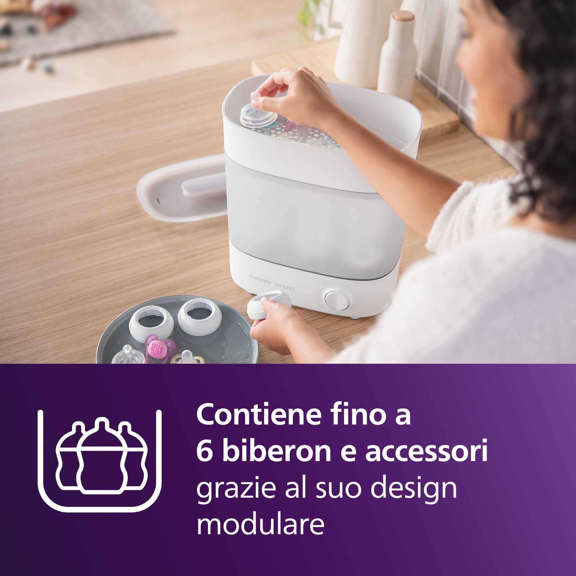 philips-avent-set-regalo-sterilizzatore-vapore-scf291-30-con-spazzola image 5