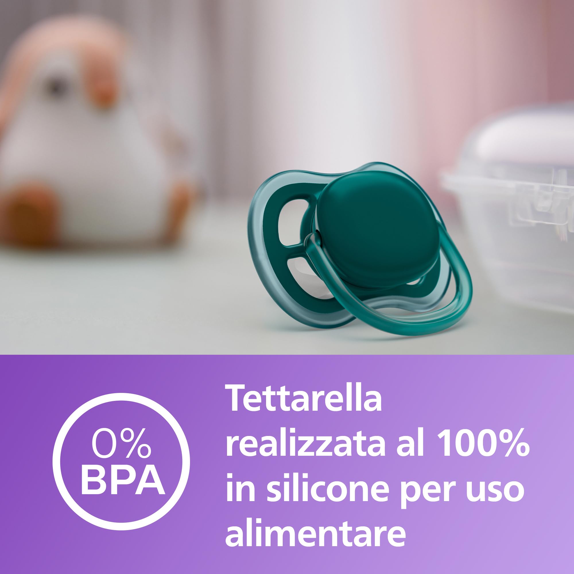 philips-avent-ultra-air-6-18-mesi-ciuccio-traspirante-con-custodia-2-pz-scf085-3 image 4