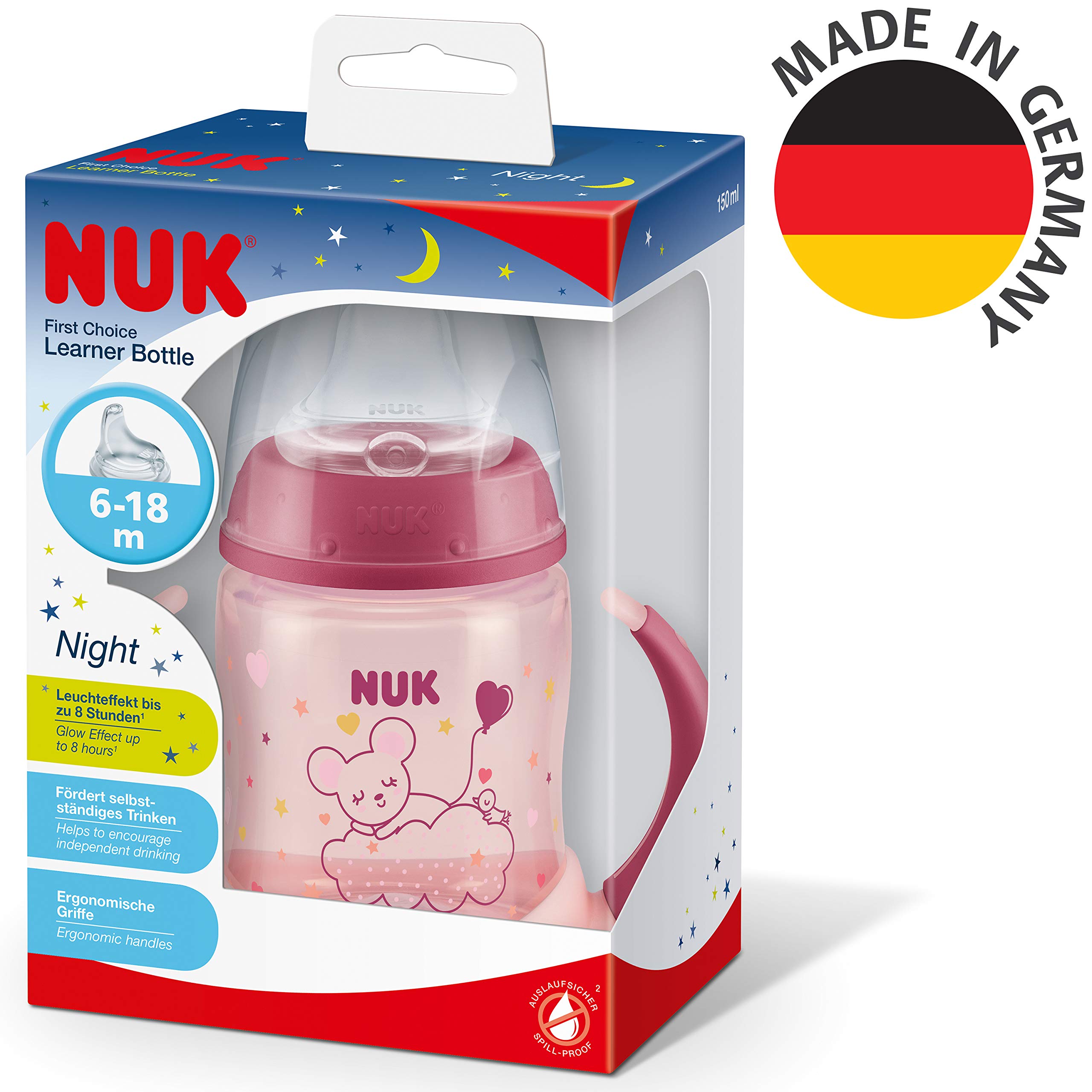 nuk-first-choice-learner-cup-night-150-ml-6-18-mesi-rosa image 6