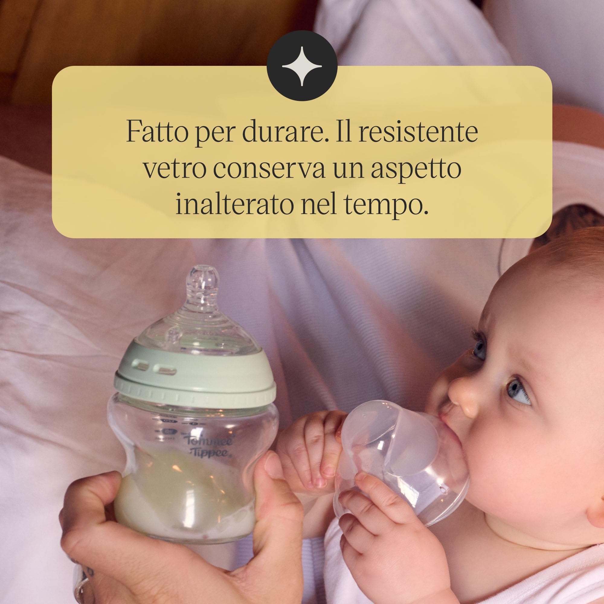 tommee-tippee-natural-start-biberon-vetro-150-ml-0m-flusso-super-lento image 8
