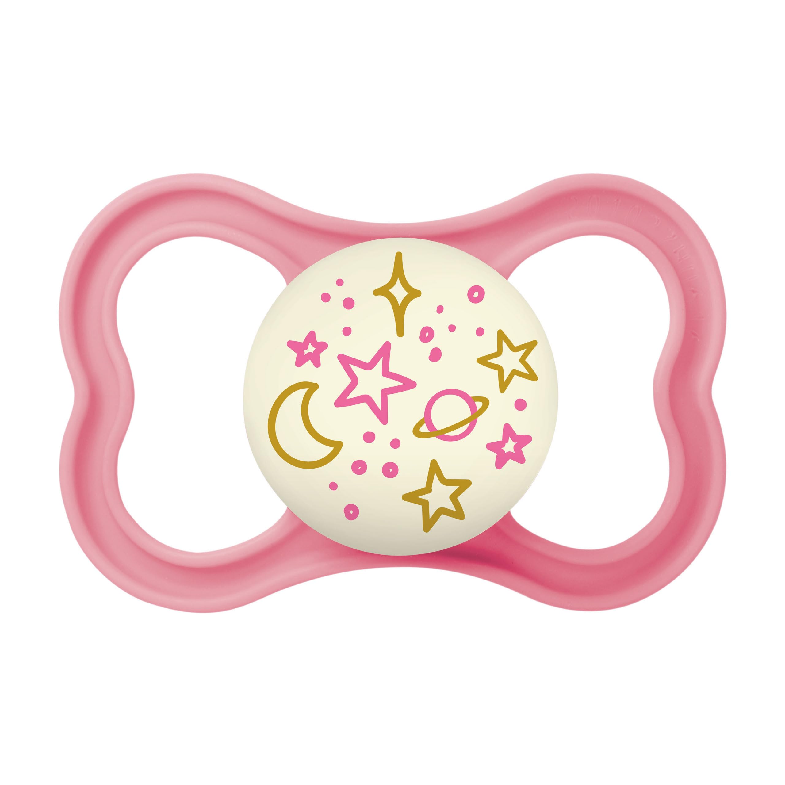 mam-night-succhietto-luminoso-silicone-16-mesi-rosa-con-custodia image 1