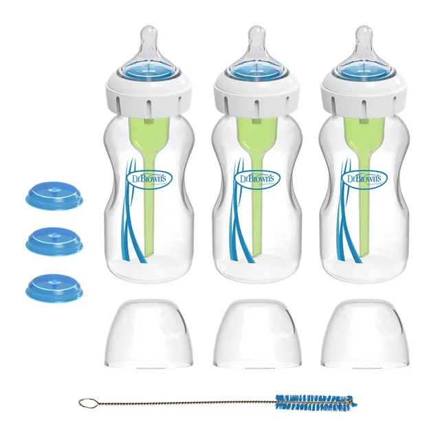 dr-brown-s-specialty-feeding-system-collo-largo-270-ml-livello-1-3-pack image 1